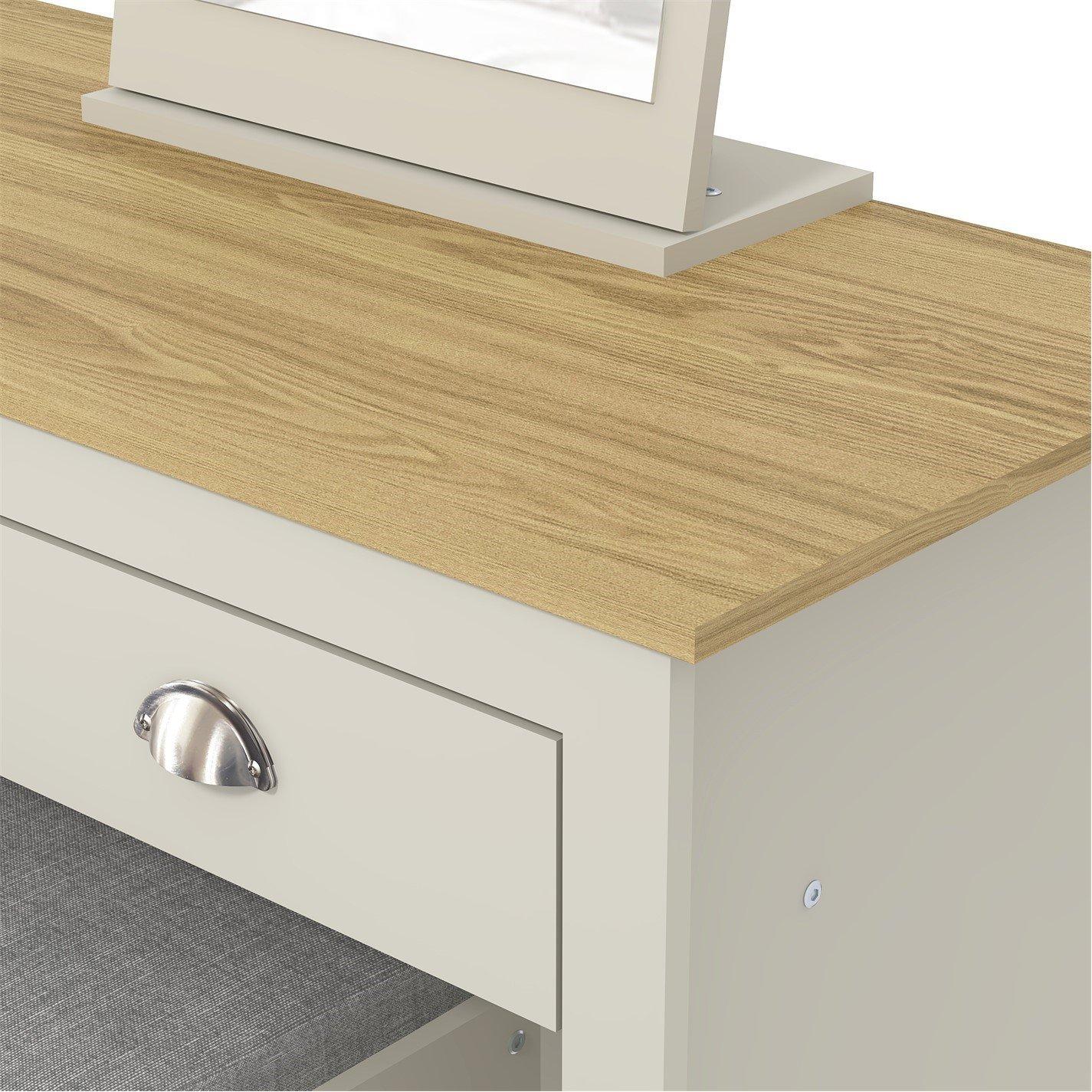 Grey - Jack Wills - Lancaster 2 Drawer Dressing Table Set - 6