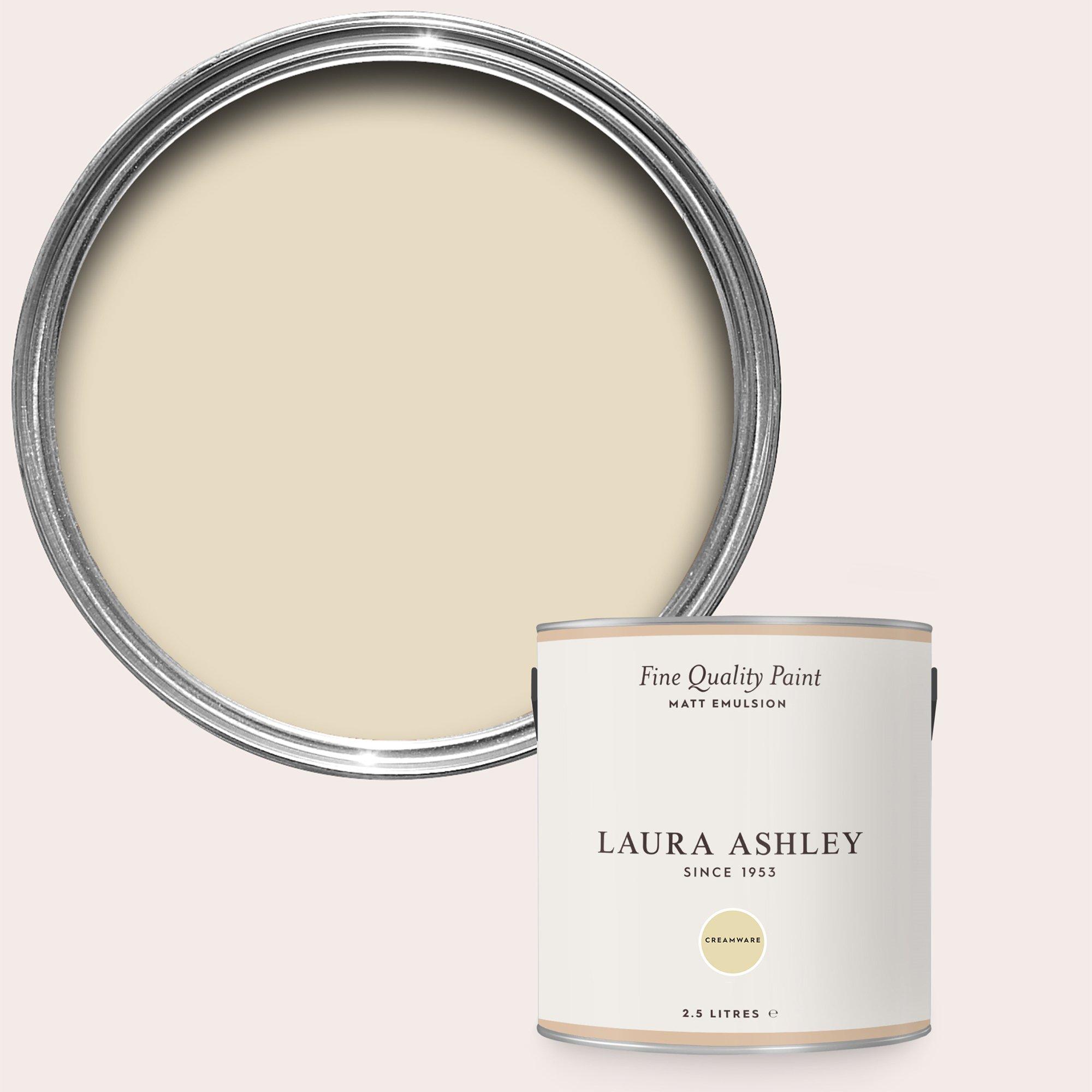 Laura Ashley  Matt Emulsion Paint - Creamware - 2.5L