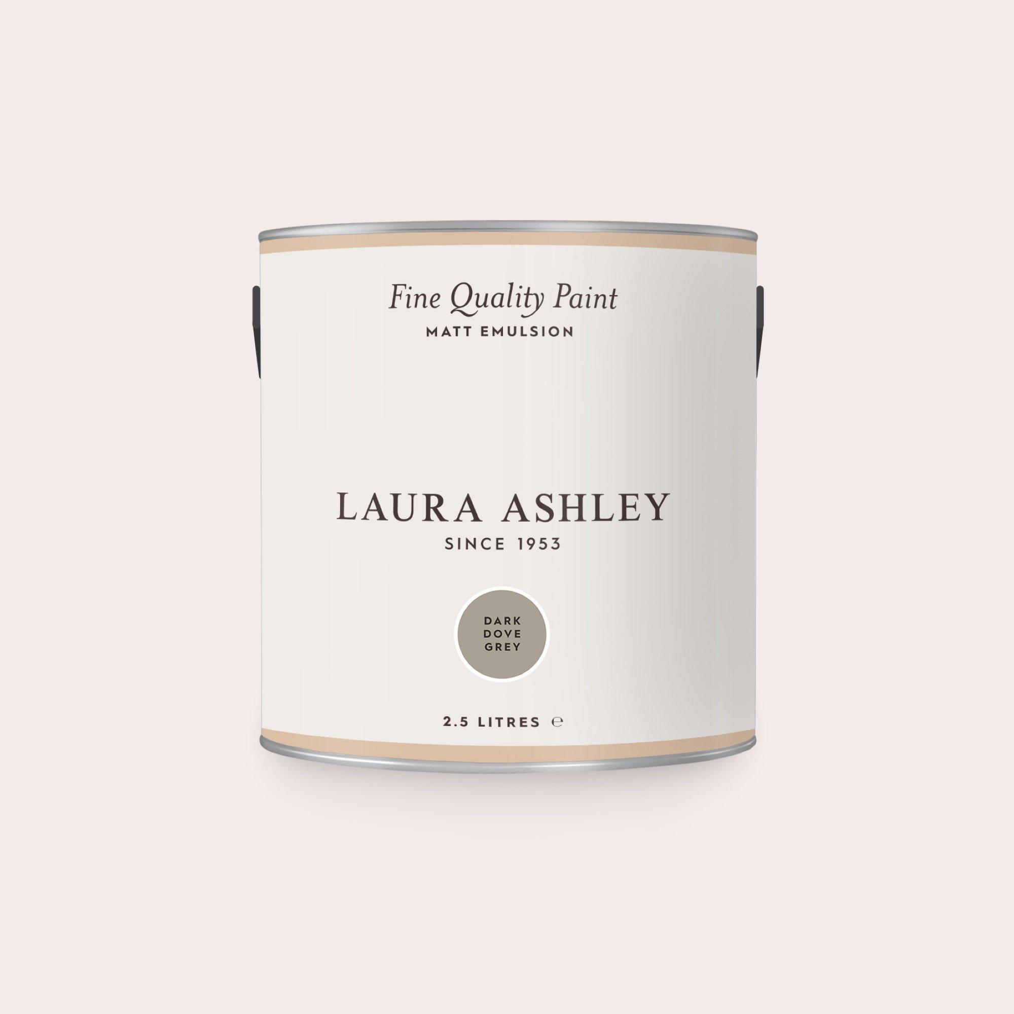 Dark Dove Grey - Laura Ashley - Laura Ashley Matt Emulsion Paint  - Dark Dove Grey - 1