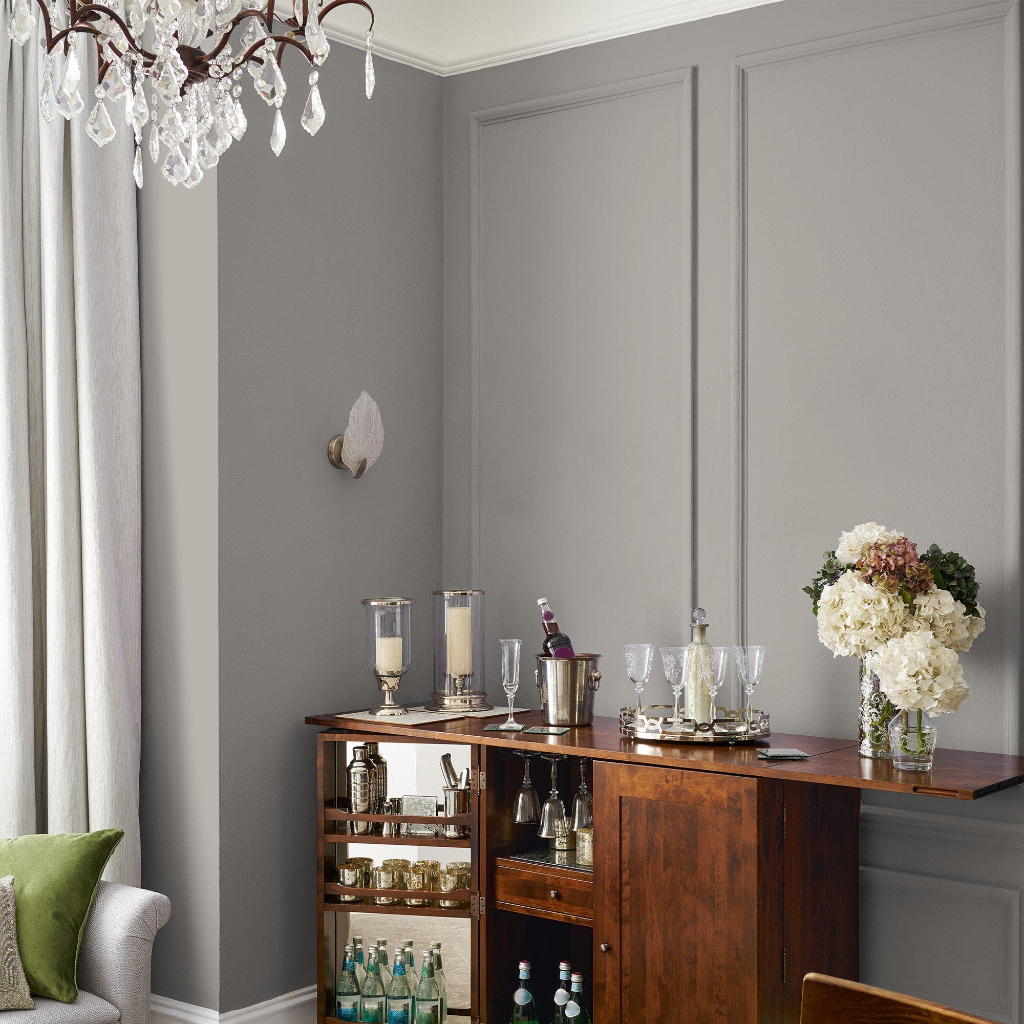 Dark Dove Grey - Laura Ashley - Laura Ashley Matt Emulsion Paint  - Dark Dove Grey - 2