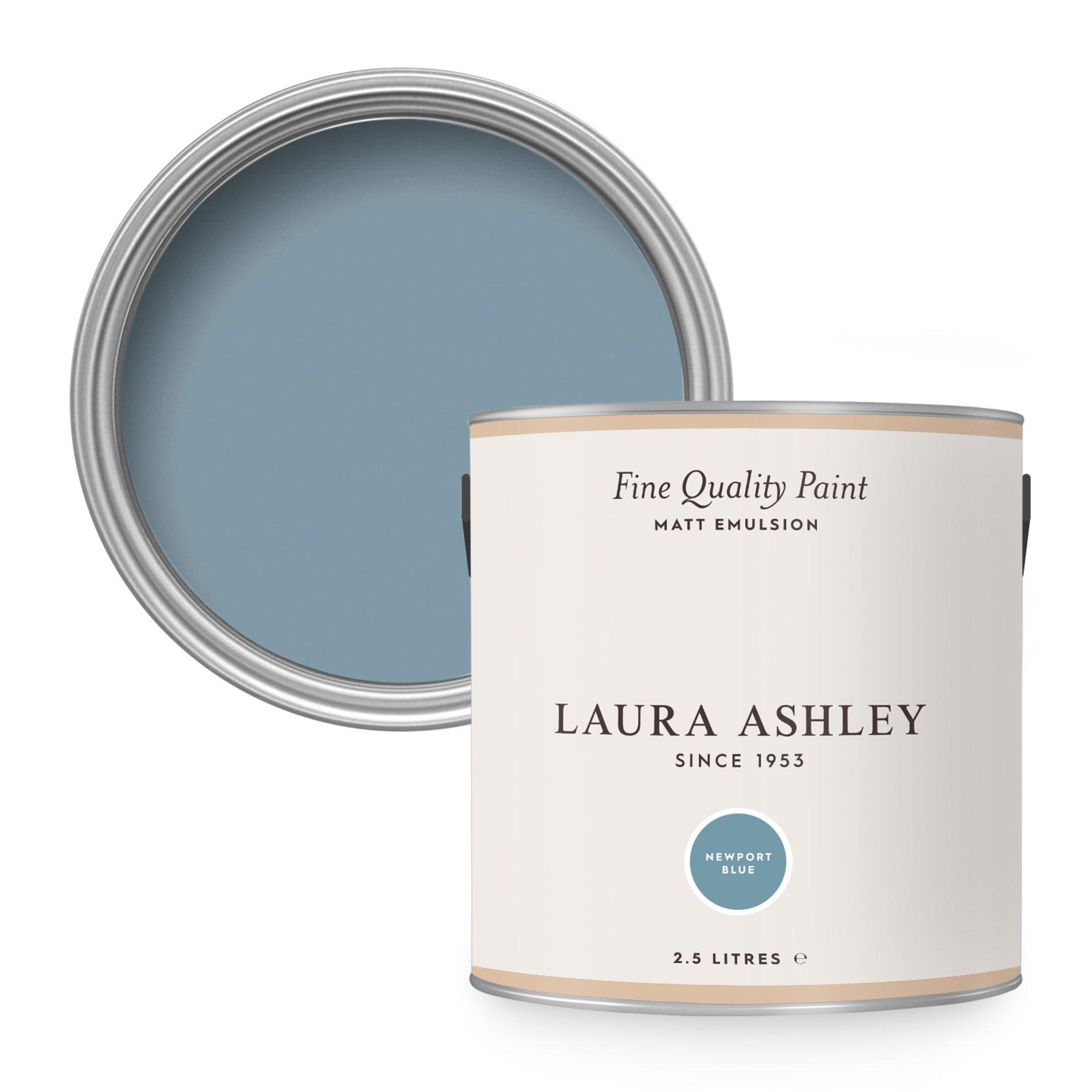 Newport Blue - Laura Ashley - Laura Ashley Matt Emulsion Paint  - Newport Blue - 1