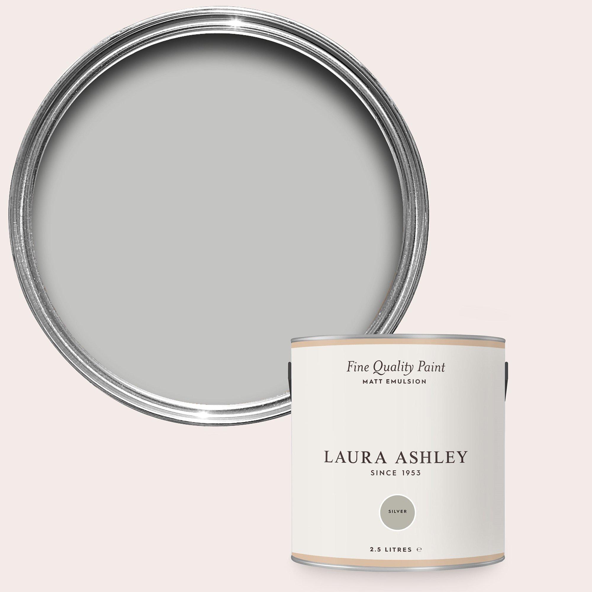 Laura Ashley Laura Ashley Matt Emulsion Paint  - Silver