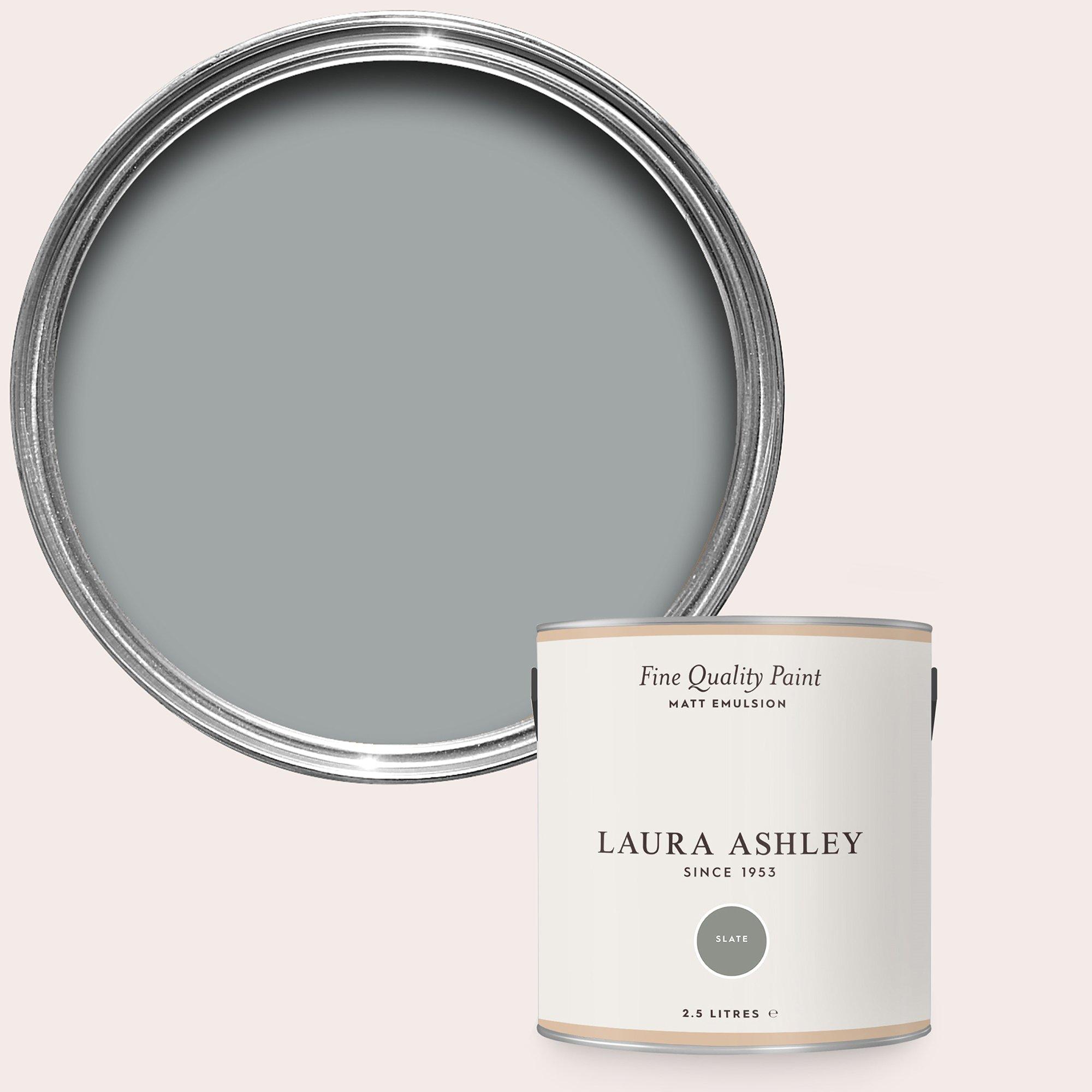 Laura Ashley  Matt Emulsion Paint - Slate - 2.5L