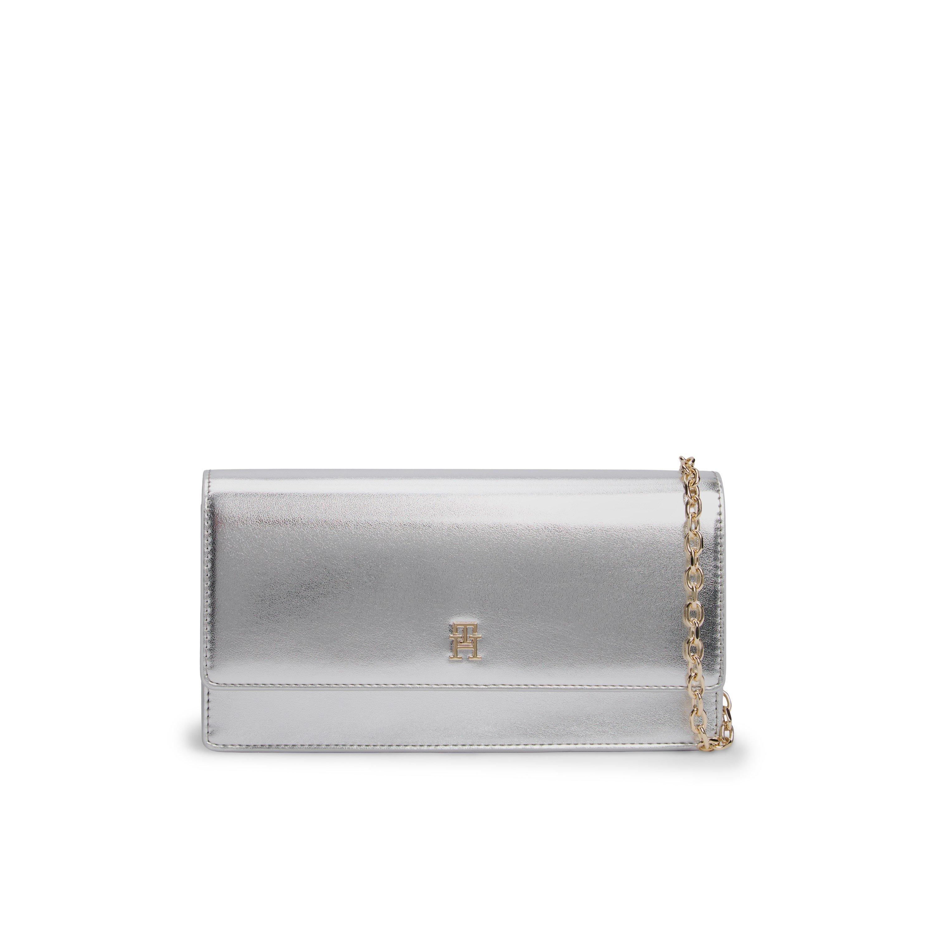 Silver - Tommy Hilfiger - Women's Icon Wallet on Chain - 1