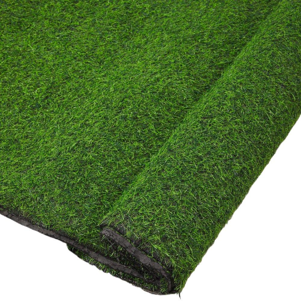 Green - Breeins - 20mm Artificial Grass Turf with Edge Binding - 8