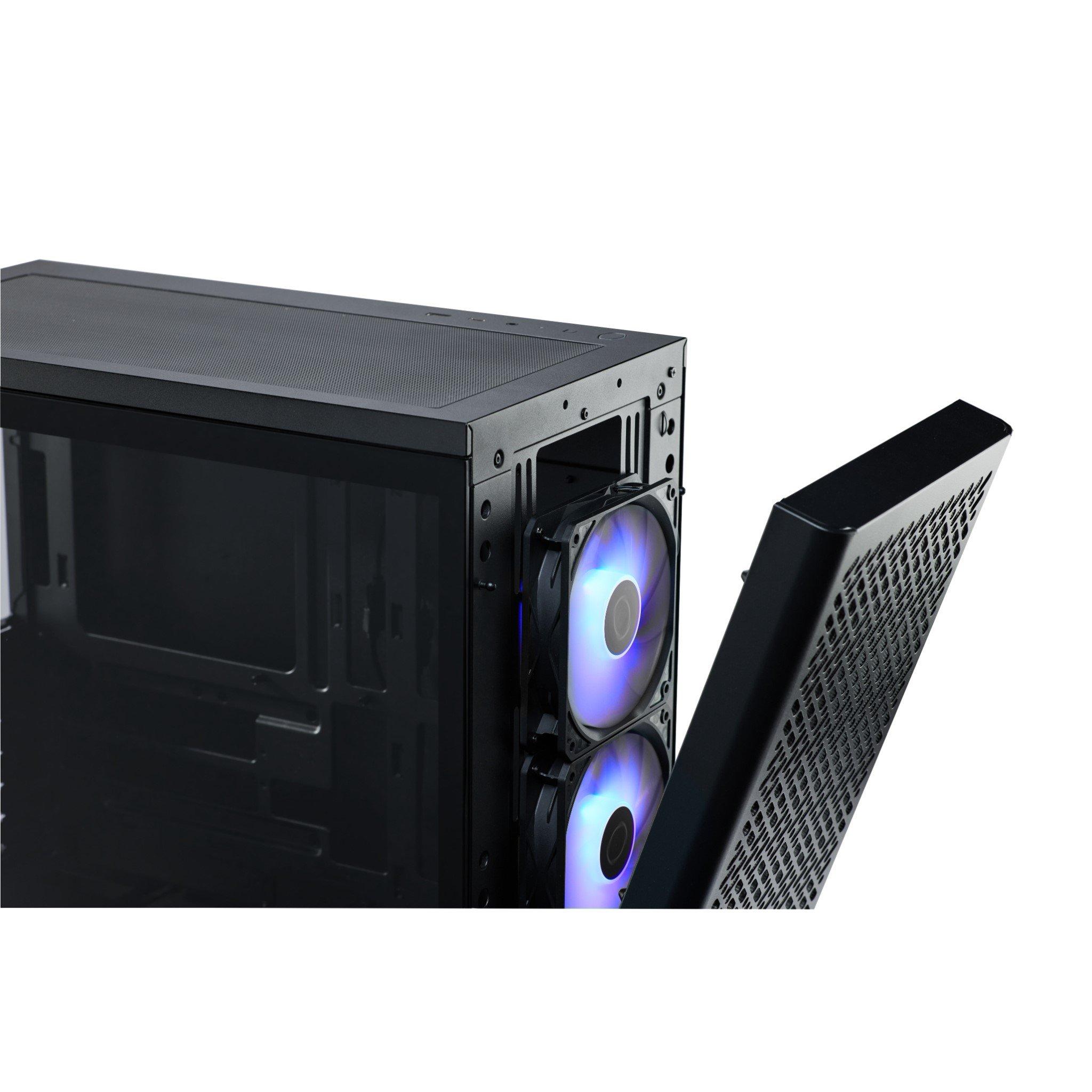 Black - Cooler Master - Cooler Master Elite 502 Midi Tower Black - 7