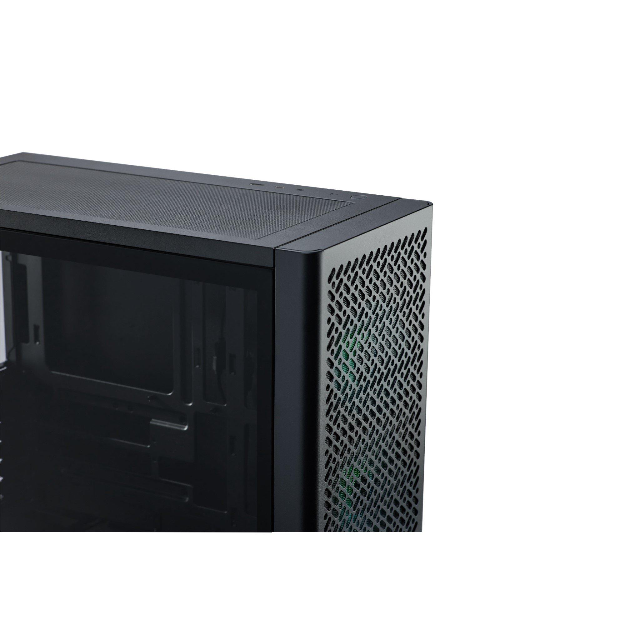 Black - Cooler Master - Cooler Master Elite 502 Midi Tower Black - 8