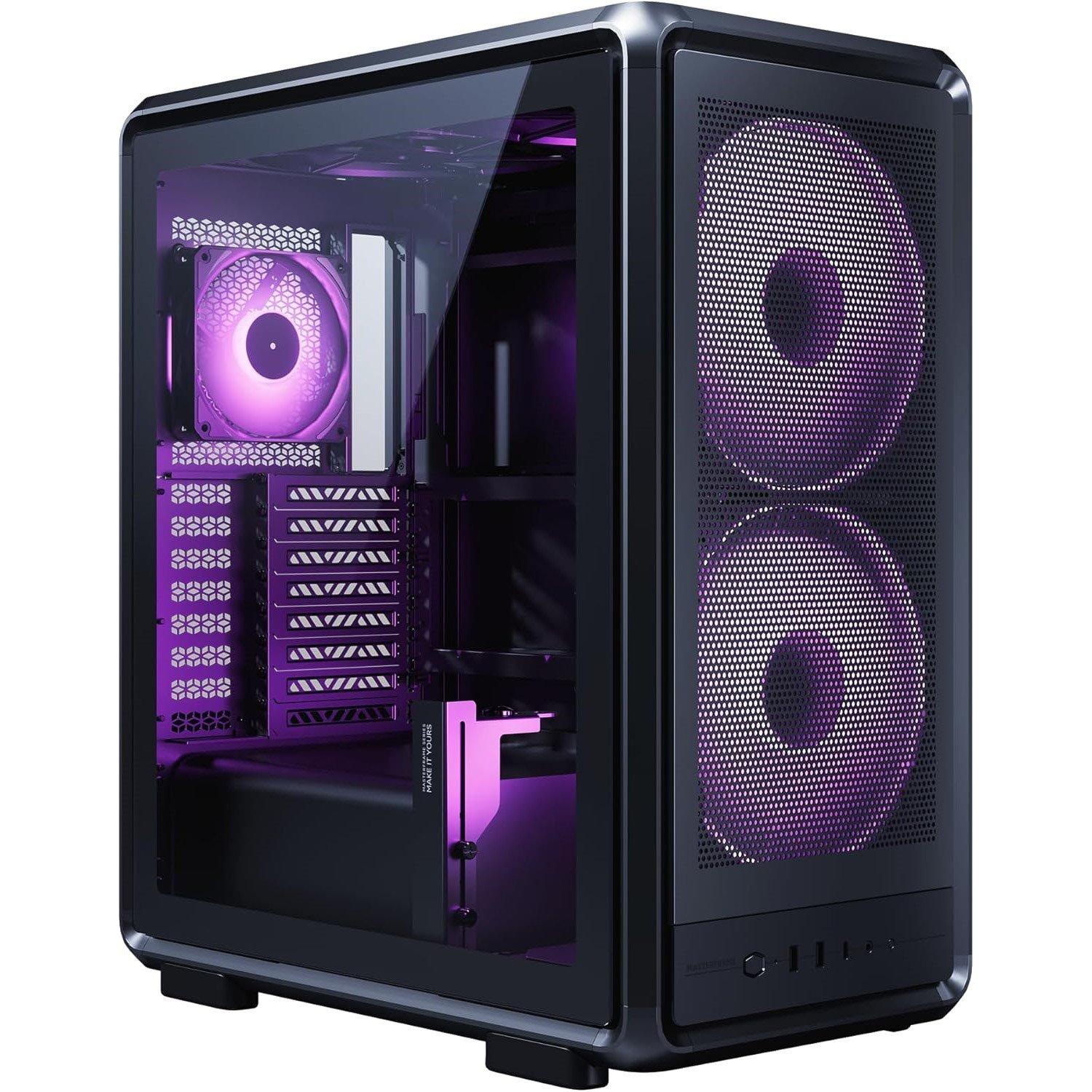 Black - Cooler Master - FreeForm 2.0 Aluminium Open Frame 60.9L Computer Case