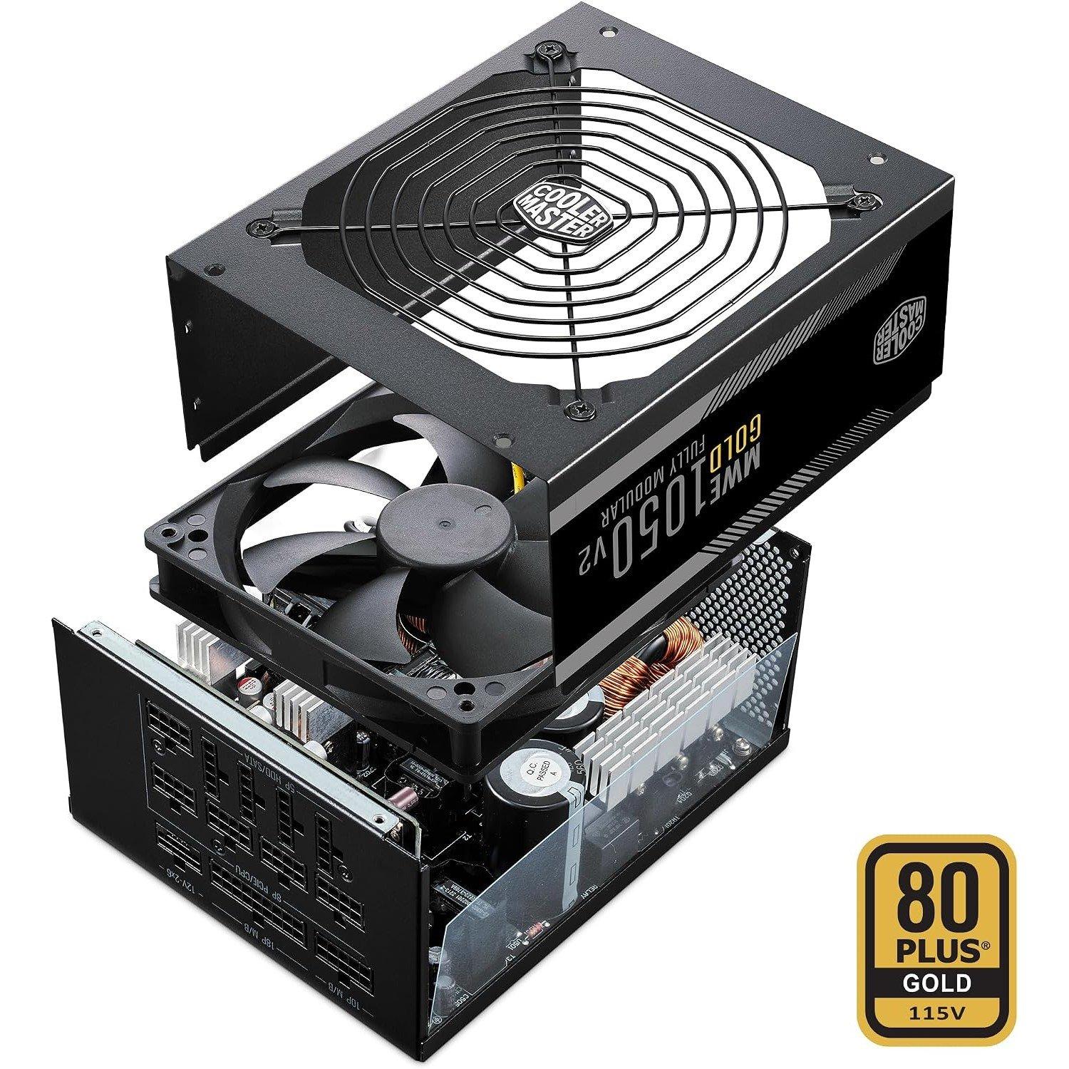 Cooler Master | MWE Gold 1050 V2 1050W PSU ATX 3.1 PCIe 5.1 80 PLUS ...
