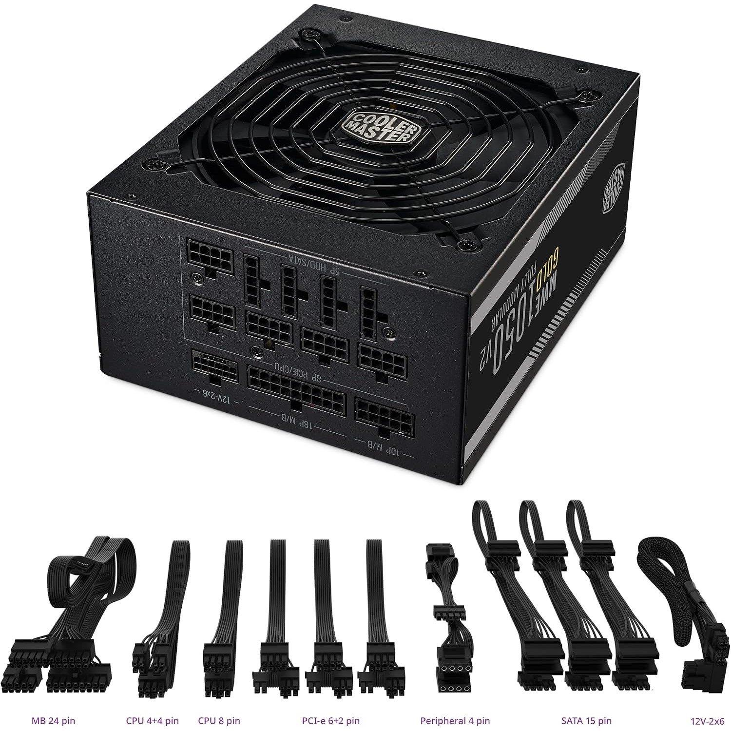 Cooler Master | MWE Gold 1050 V2 1050W PSU ATX 3.1 PCIe 5.1 80 PLUS ...