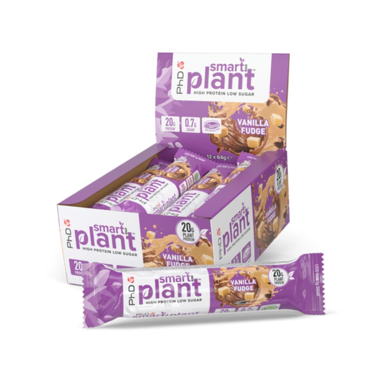 Phd Smart Plant Vegan Protein Bar (12 X 64G) Pack Of Size 12 None - Image 5