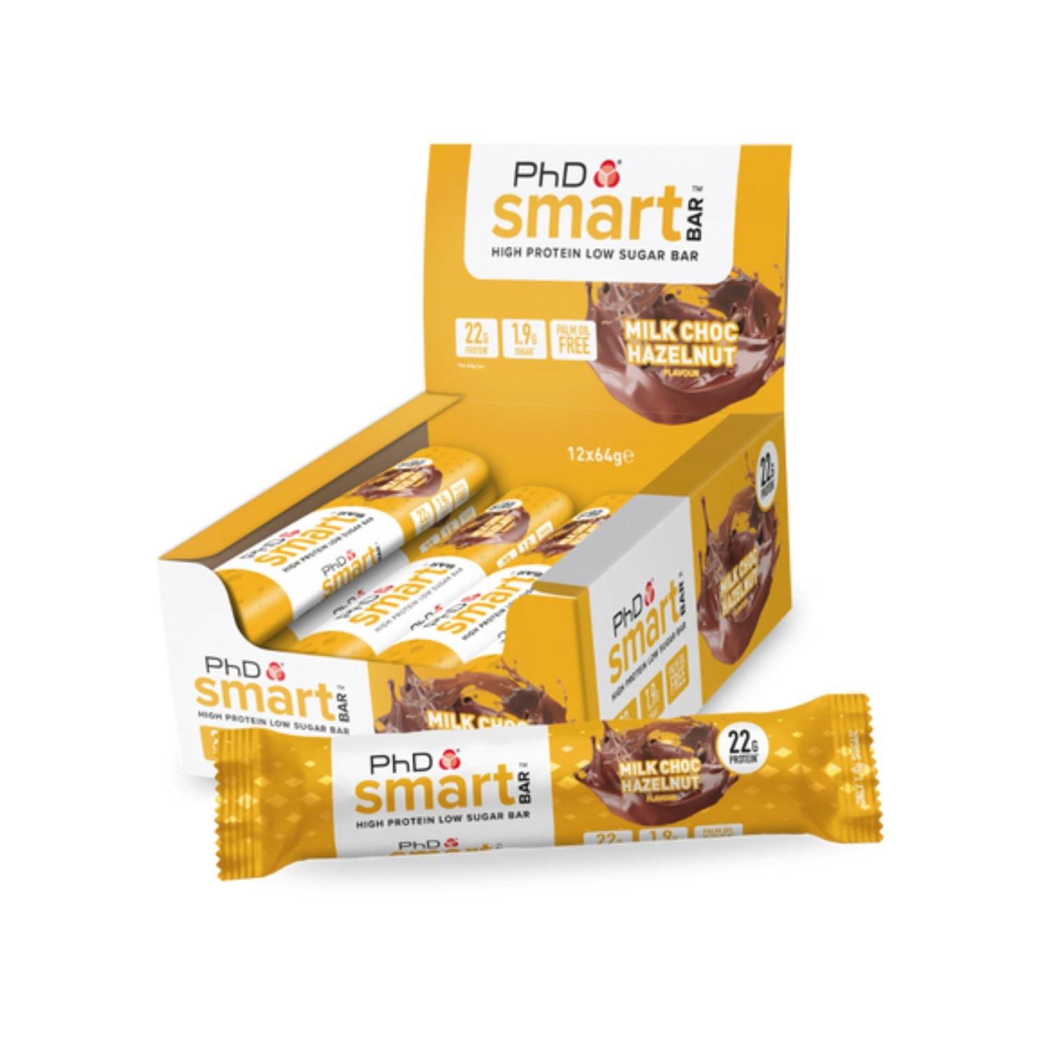Science In Sport Phd - Smart Bar - Milk Choc Hazelnut - 12 X 64G - Image 4