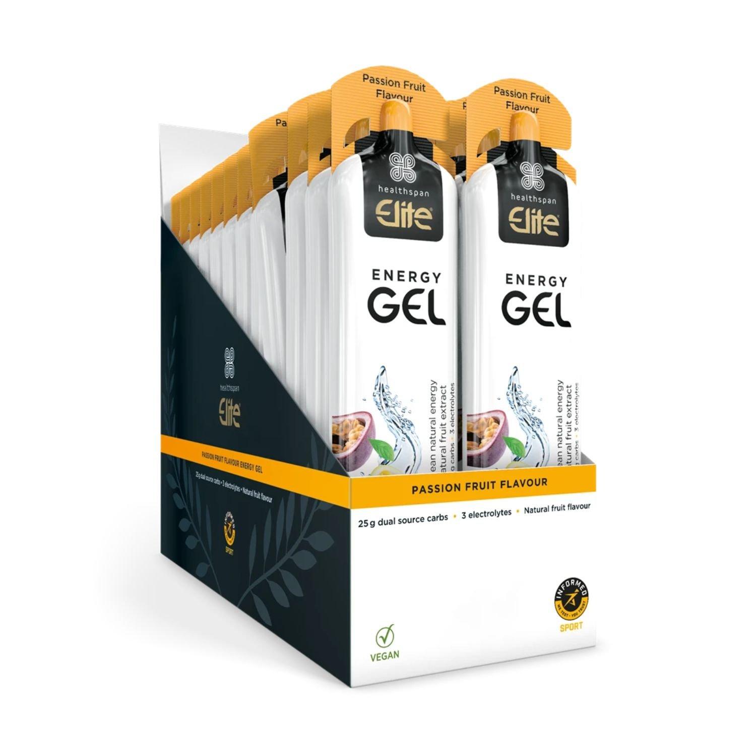 Healthspan Elite: Energy Gels (24 x 60g)