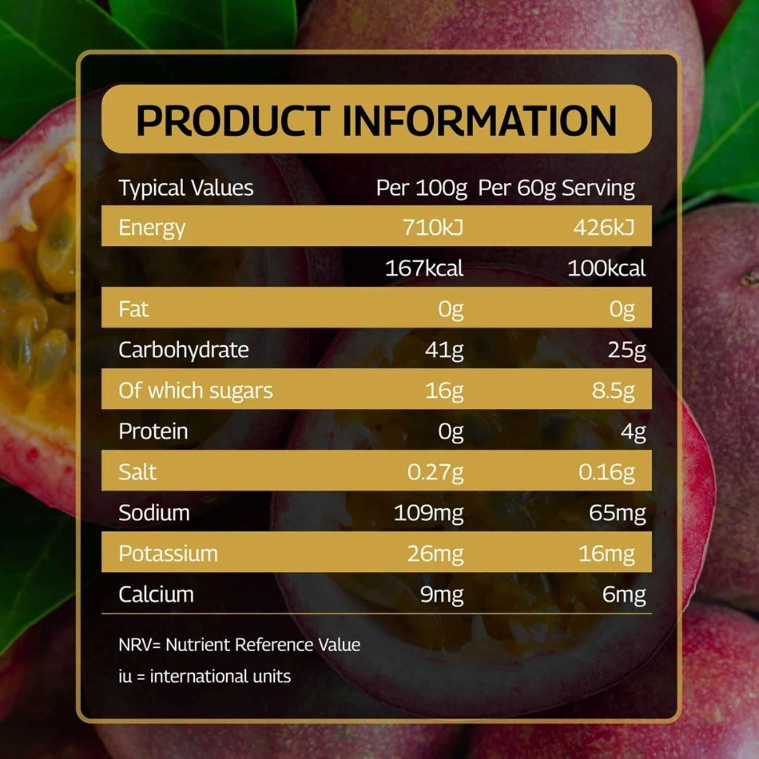 Passion Fruit - Healthspan Elite - Healthspan Elite: Energy Gels (24 x 60g) - 2