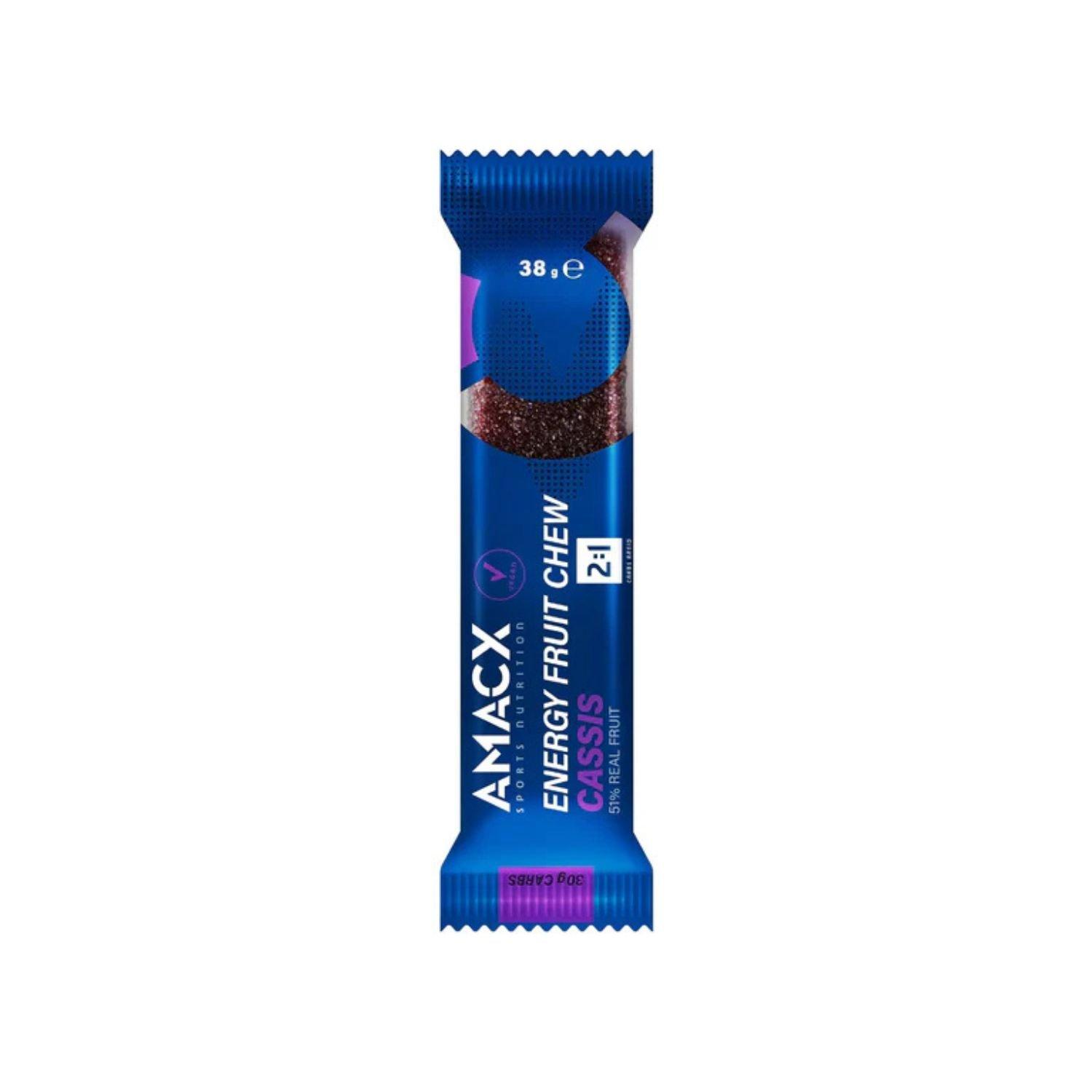 Amacx AMACX Energy Fruit Chew (12 x 38g) - Cassis