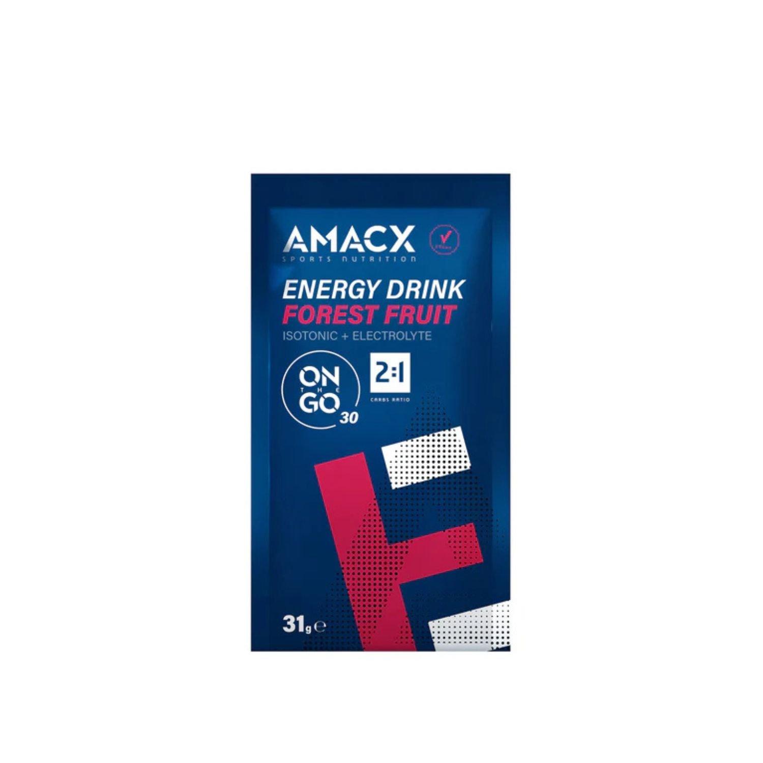 Amacx  Energy Drink On The Go Sachets (12 X 31G) - Forest Fruits - Pack of 12