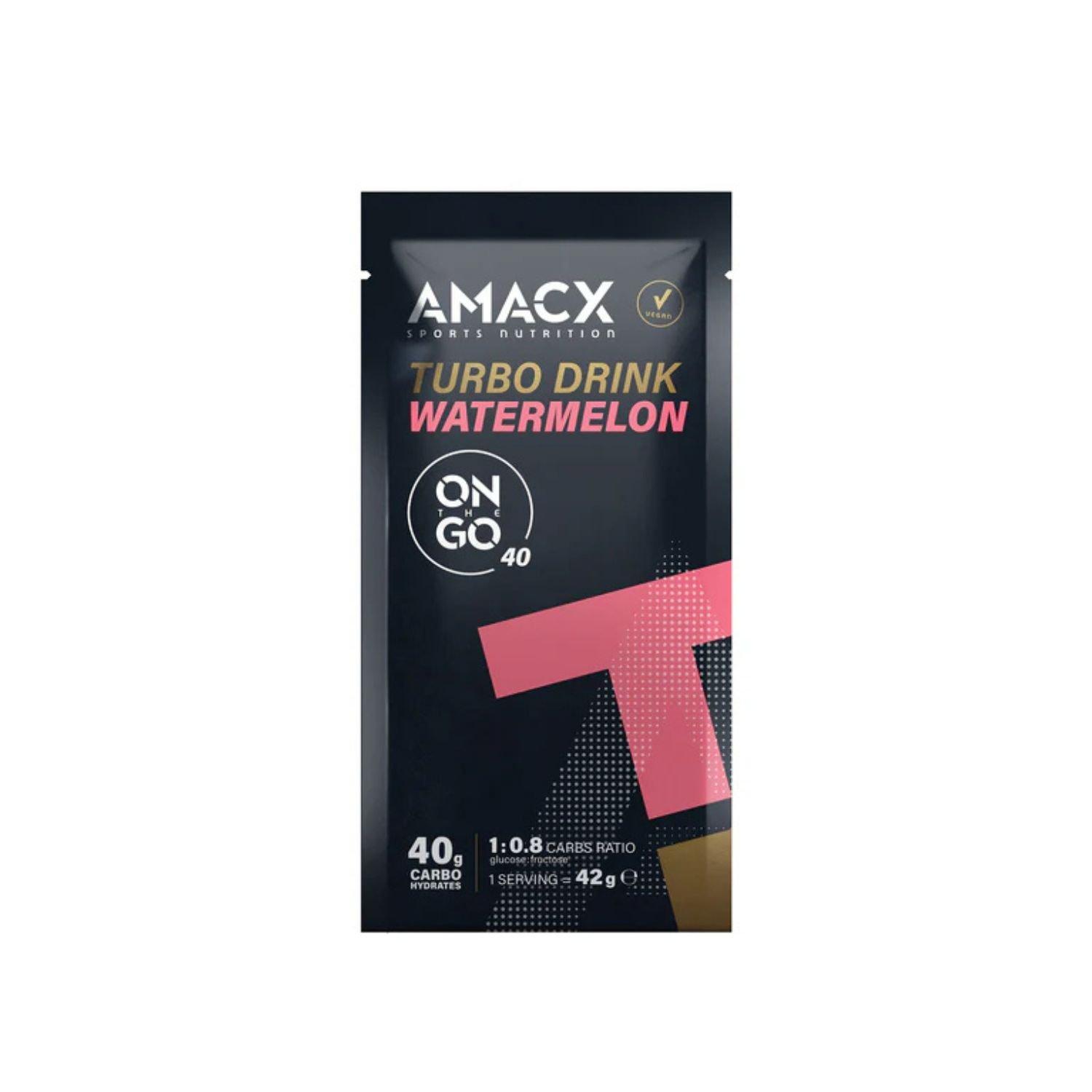 Watermelon - Amacx - AMACX Turbo Drink On the Go Sachets (12 x 42g)