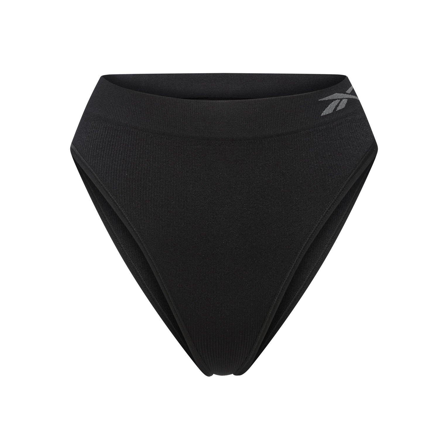 Black/Whit/Grey - Reebok - Reebok Womens 3 pack Seamless Briefs - 4