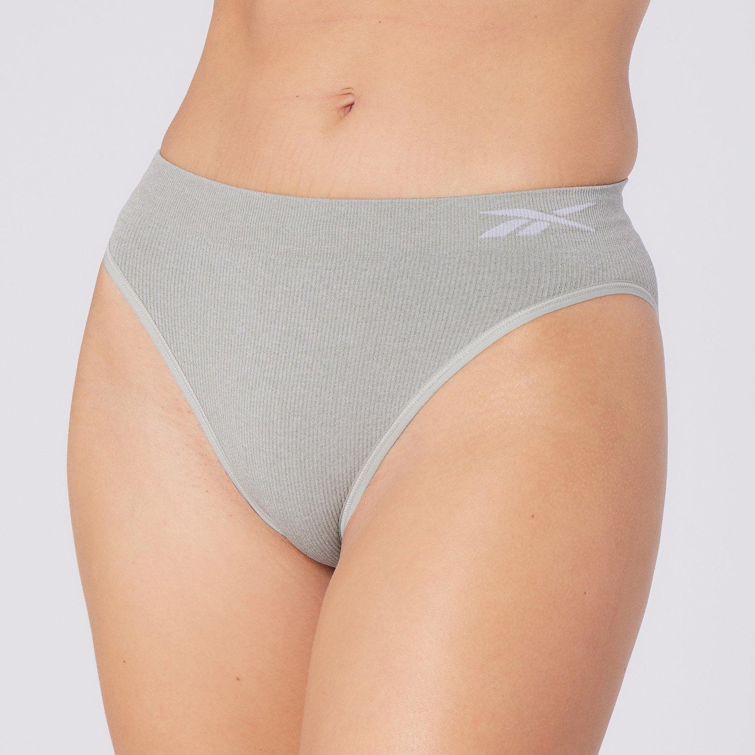 Black/Whit/Grey - Reebok - Reebok Womens 3 pack Seamless Briefs - 10