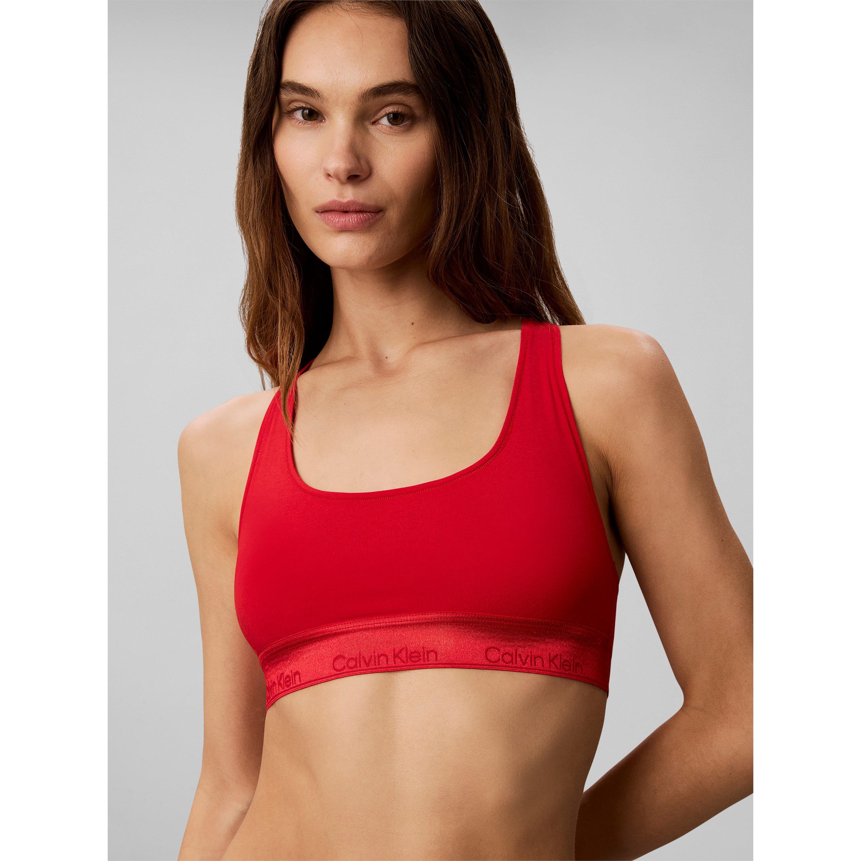 Goji Berry - Calvin Klein - Women's Modern Cotton Scoop Bralette - 5