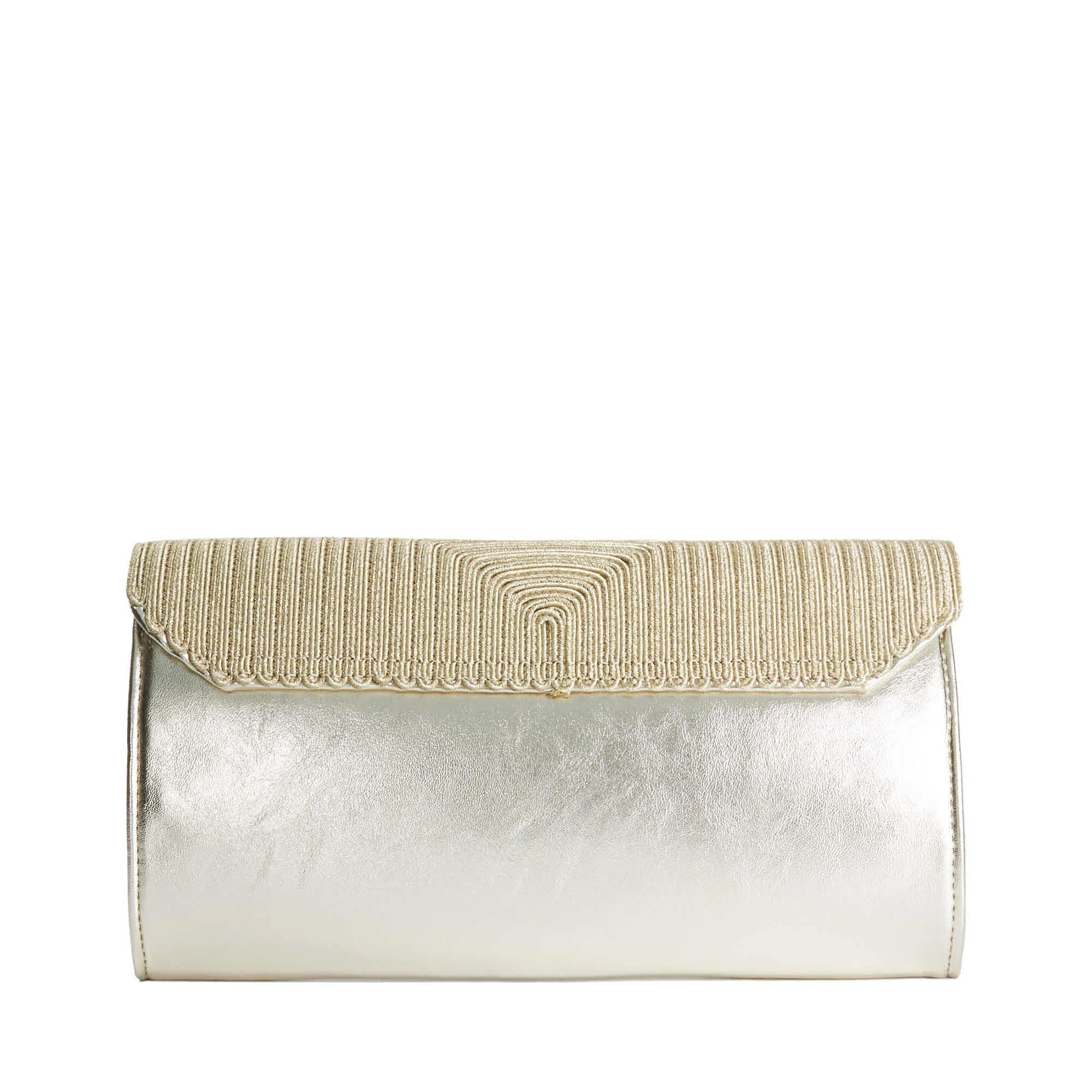 Gold - Dune London - Women's Barli Clutch Bag - 2