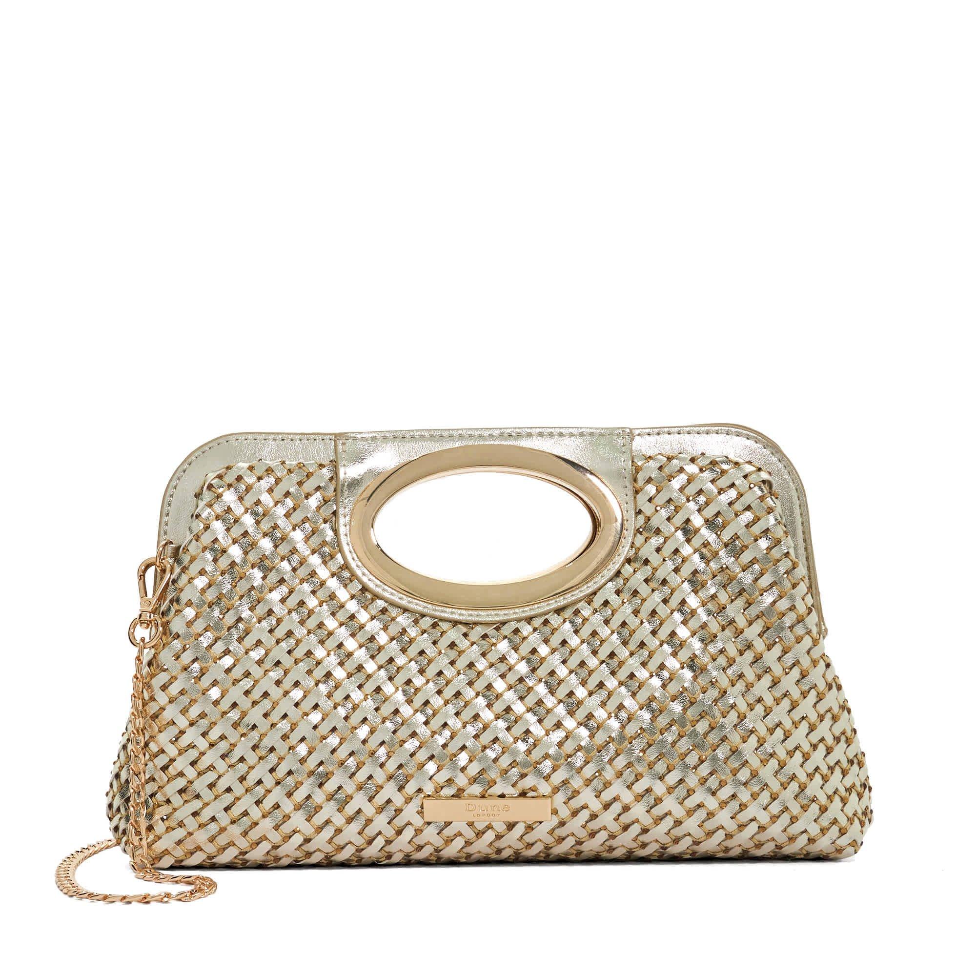 Dune London Women's Ellsaz Clutch Bag - Gold
