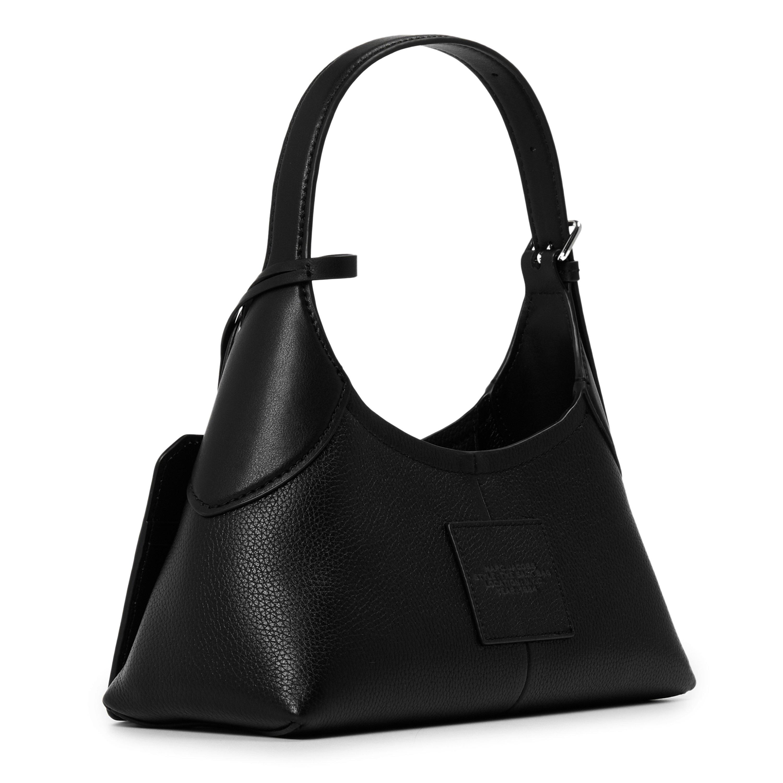 BLACK - Marc Jacobs - Women's Small Belted Sack Leather Shoulder Bag - 2