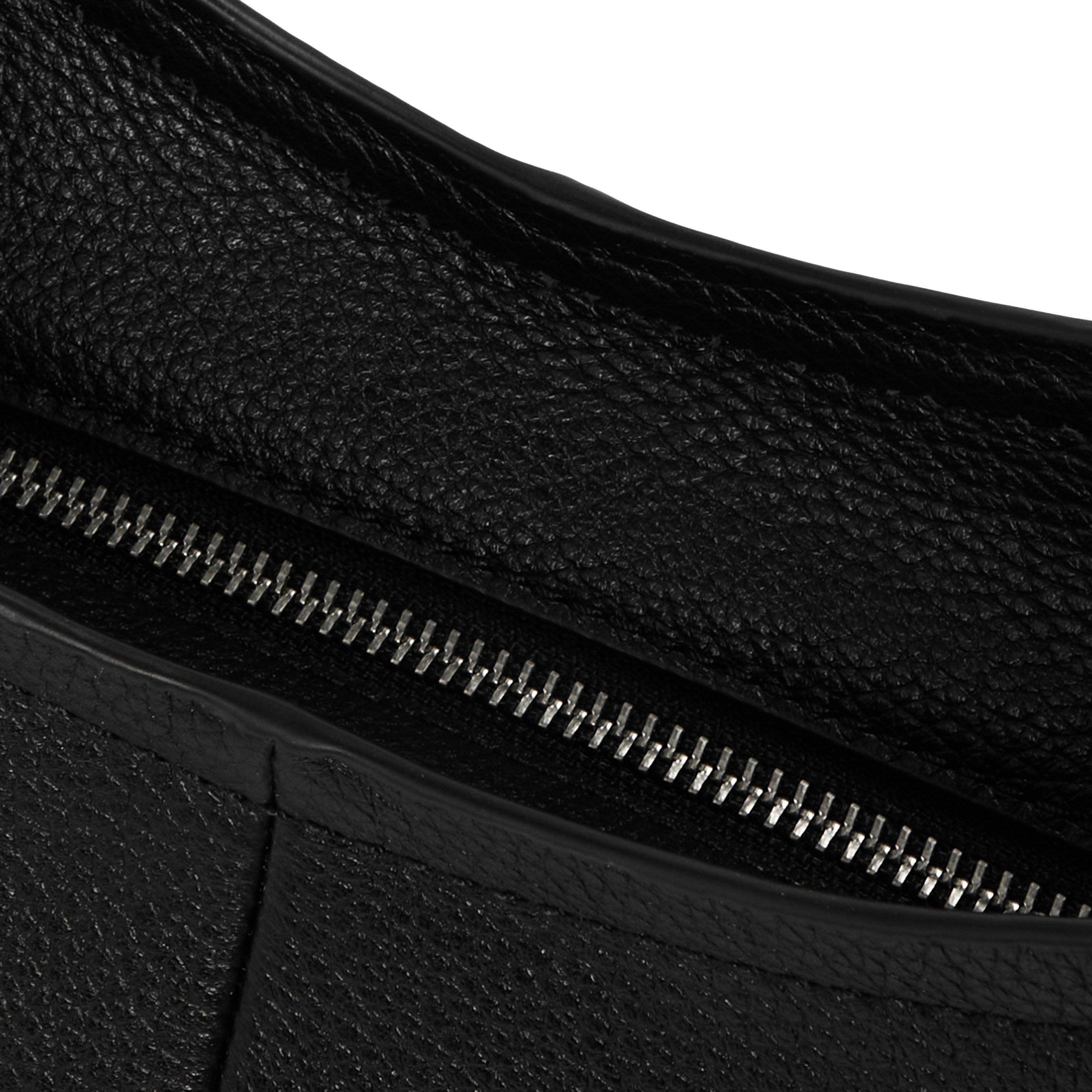 BLACK - Marc Jacobs - Women's Small Belted Sack Leather Shoulder Bag - 4