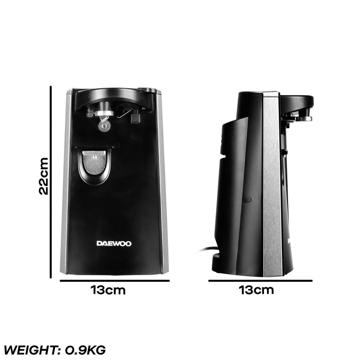 Silver - Daewoo Electricals - ELECTRIC CAN OPENER AND KNIFE SHARPENER - 6