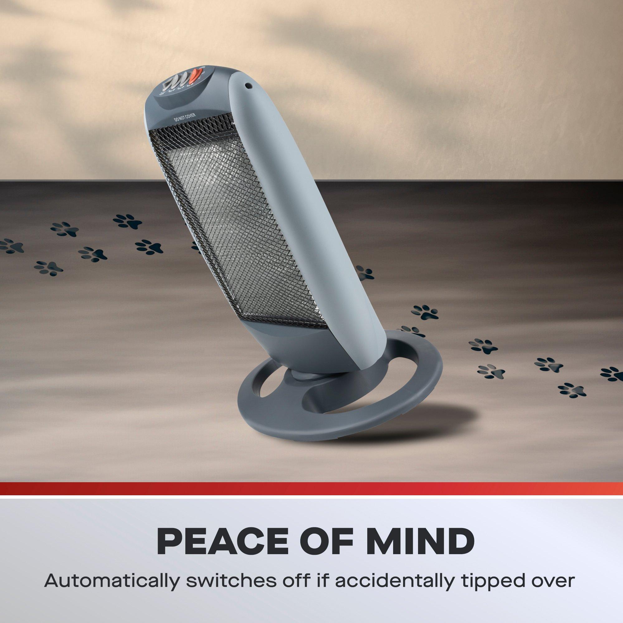 Grey - Daewoo Electricals - Halogen Heater - 4