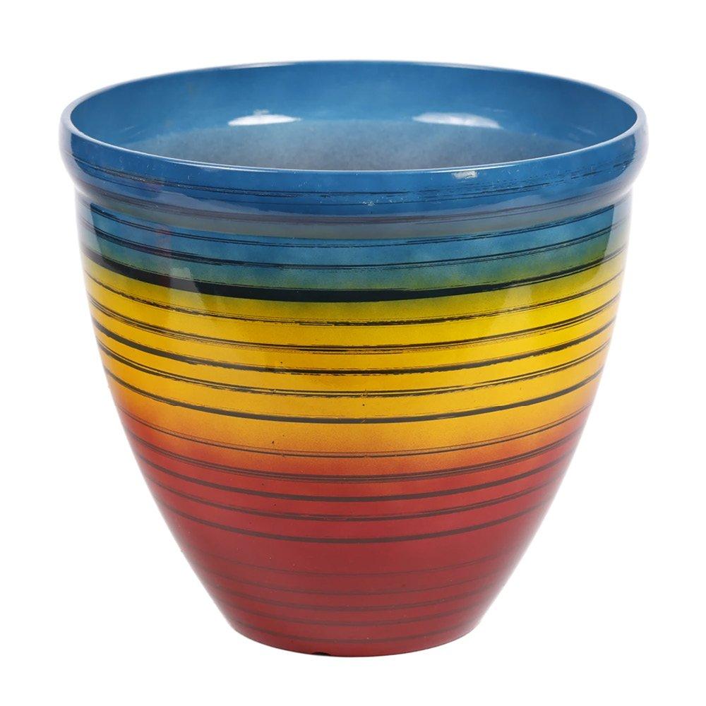 Multi - YouGarden - Pair of Rainbow Planters (33cm) - 1