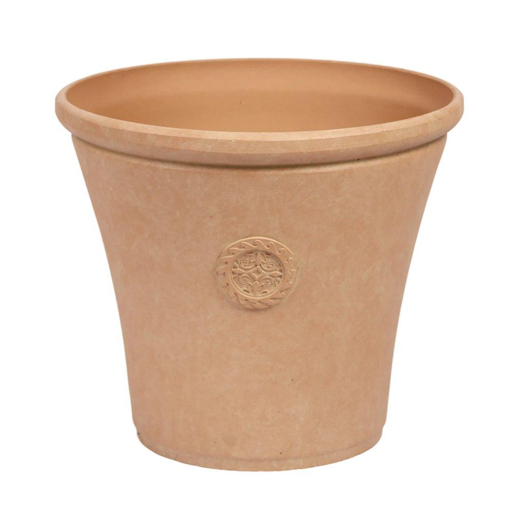 Yougarden  Pair Of Davenport Planters (35Cm) - Orange - 35cm diame