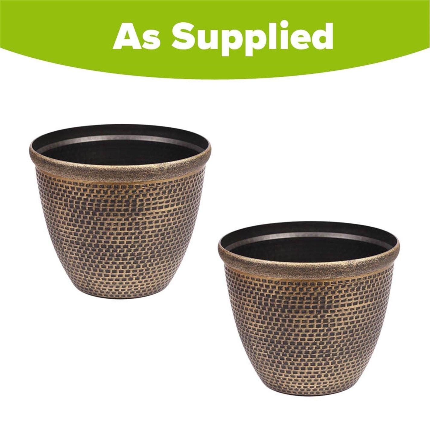 Multi - YouGarden - Pair of Cromarty Planters (25cm) - 3