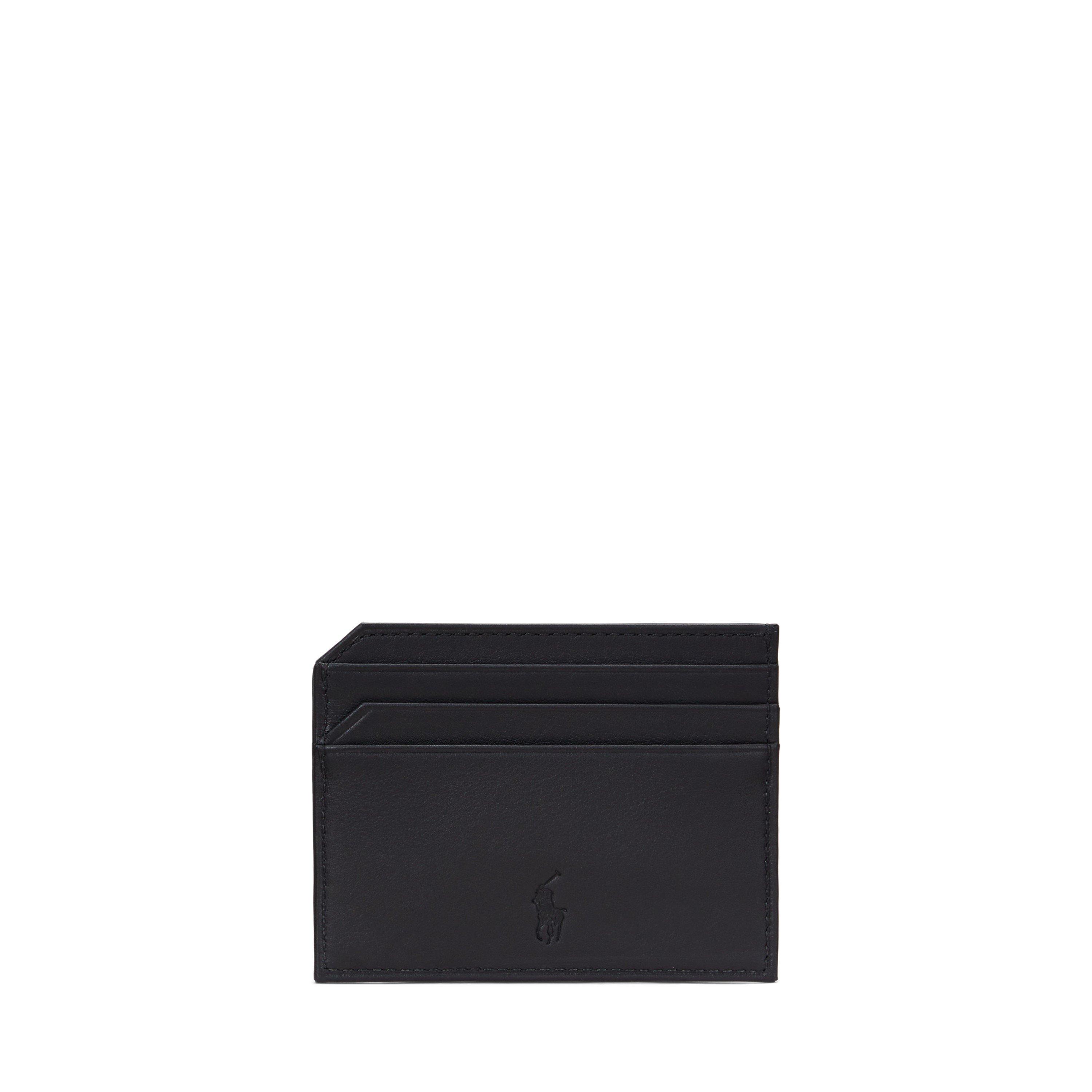 Black - Polo Ralph Lauren - Smooth Leather Credit Card Case - 2