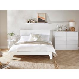 Homelife Locke Double Wooden Bed