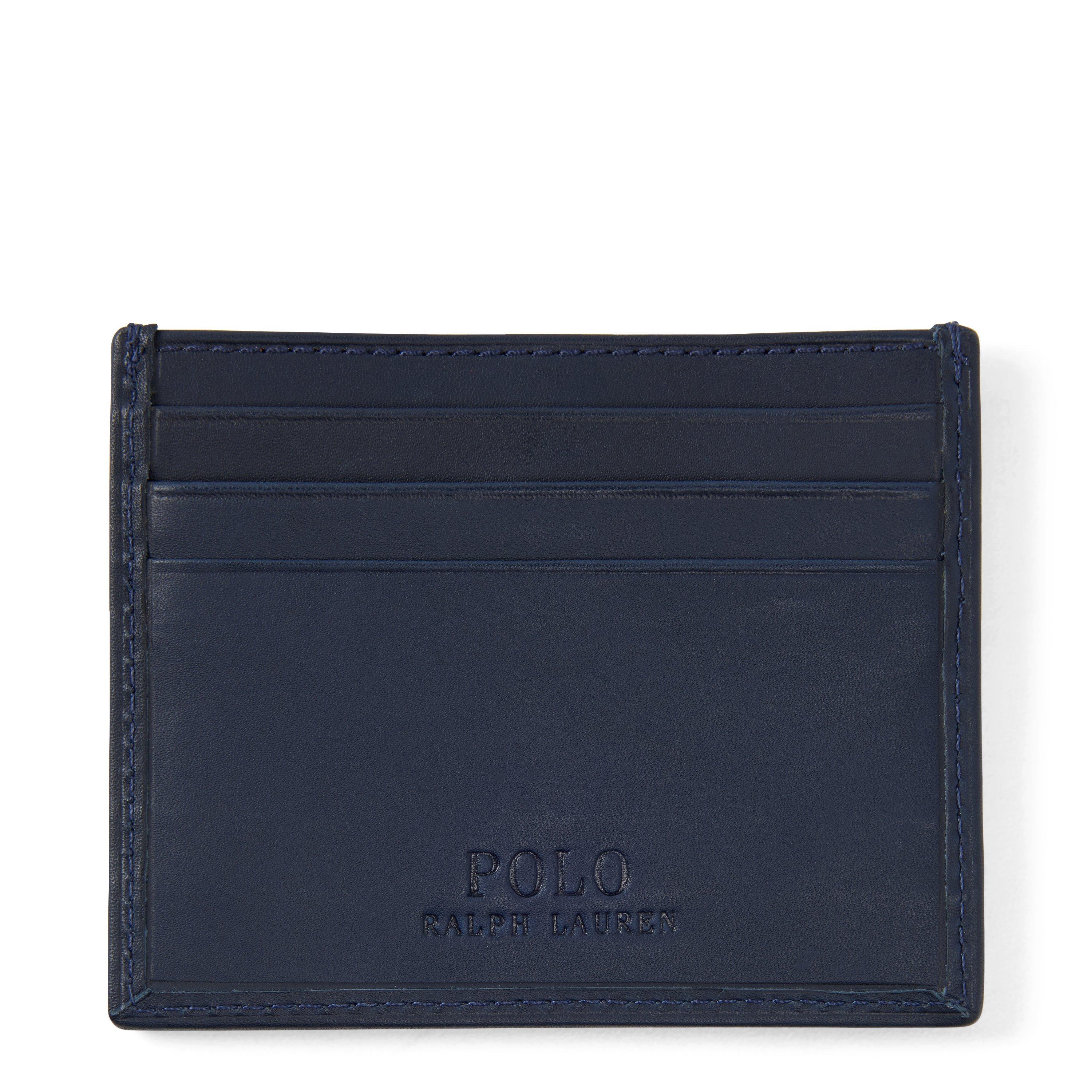 Newport Navy - Polo Ralph Lauren - Polo Bear Leather Medium Credit Card Holder - 4