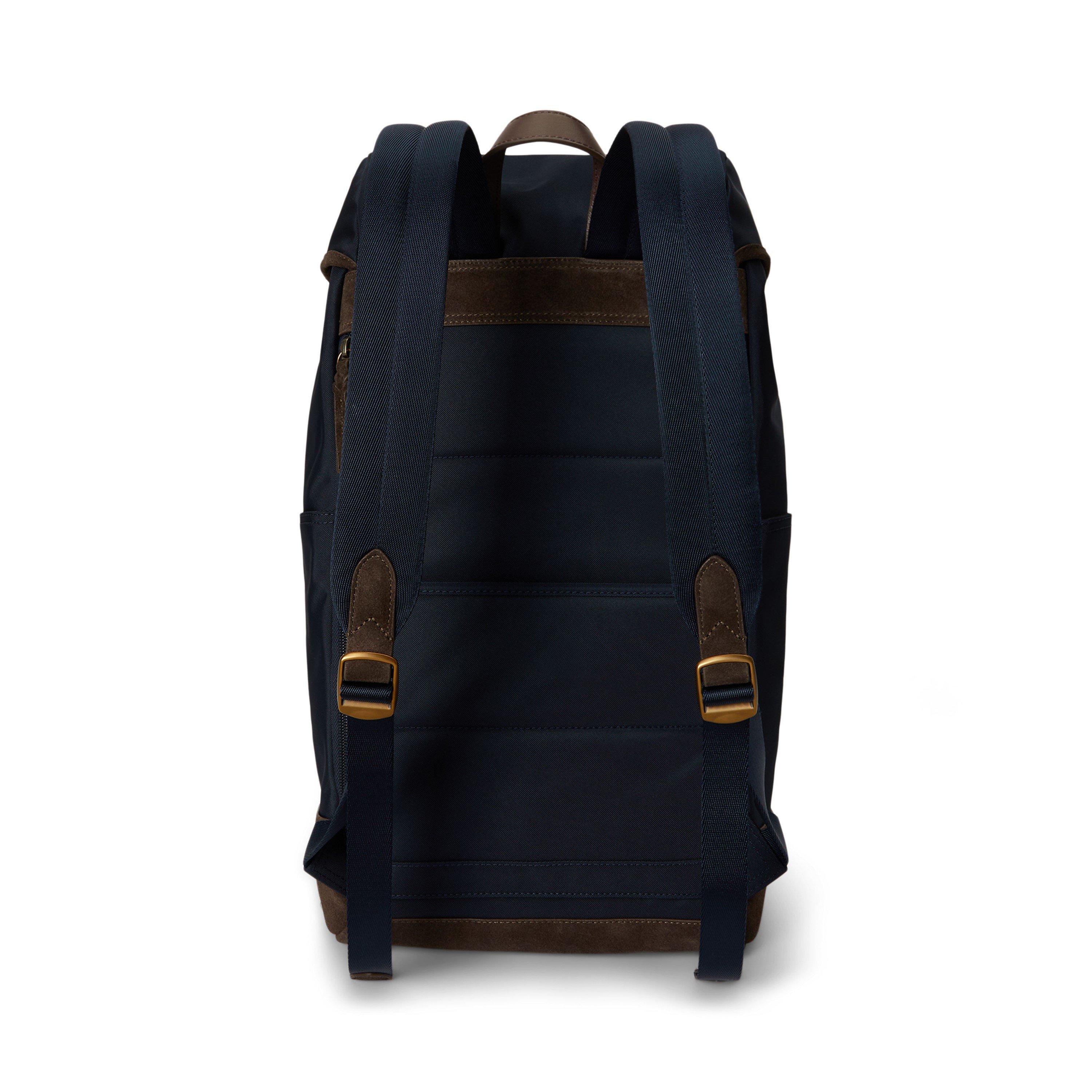 NwprtNavy/Brown - Polo Ralph Lauren - Large Backpack - 3