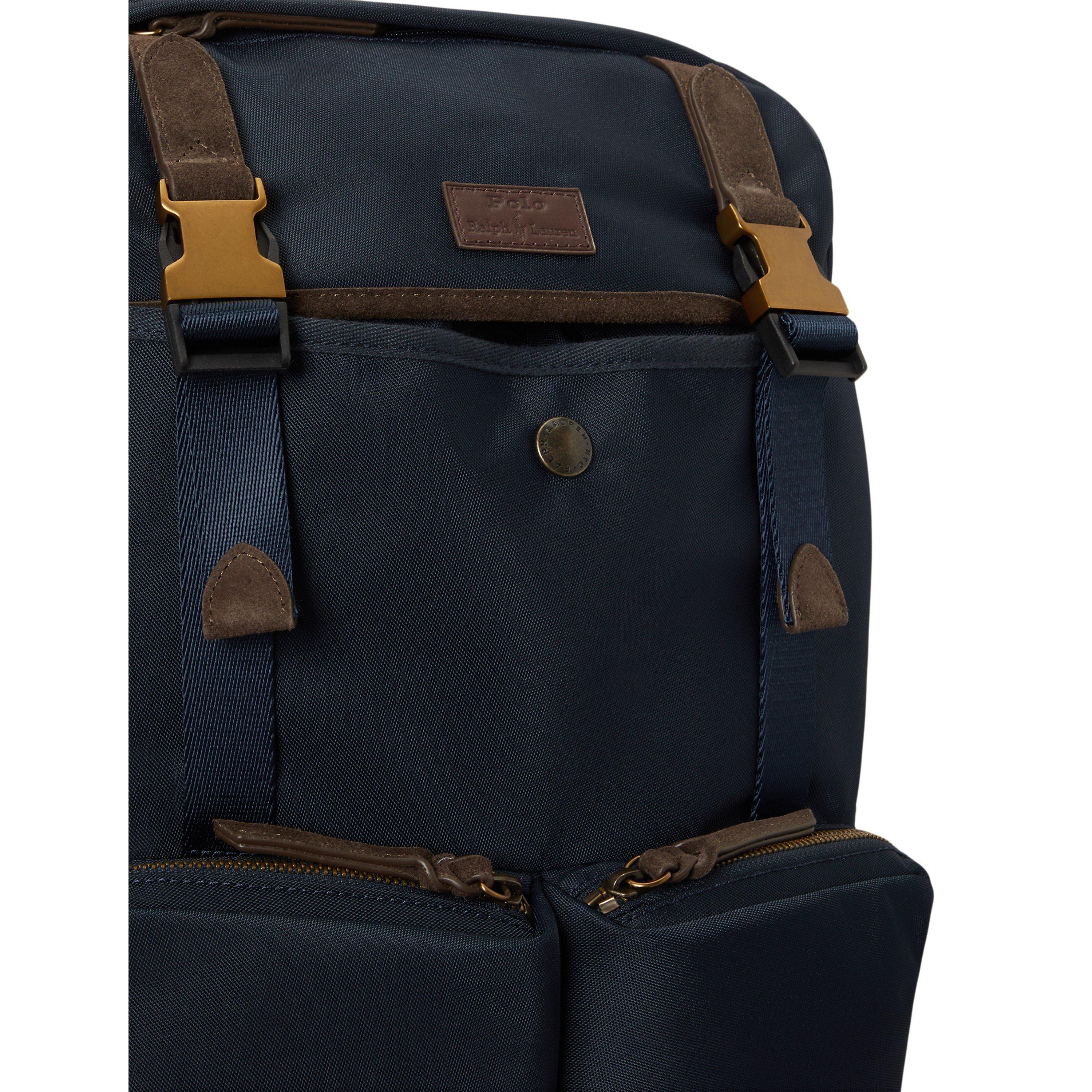 NwprtNavy/Brown - Polo Ralph Lauren - Large Backpack - 4