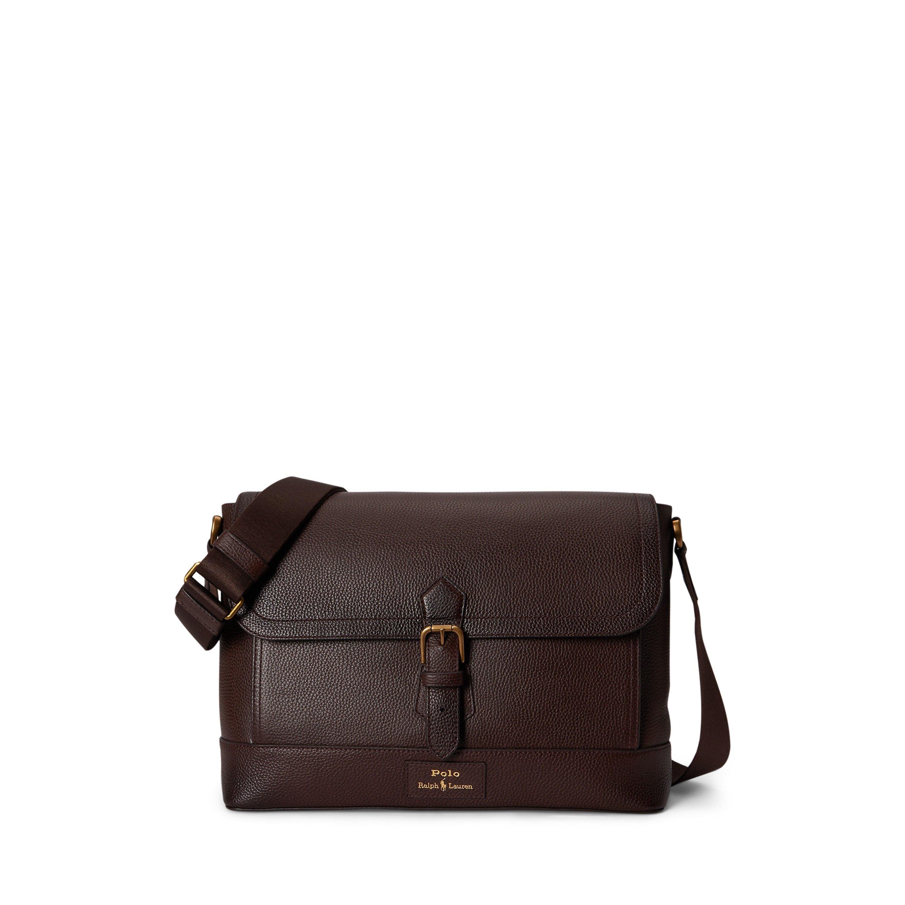 Dark Brown - Polo Ralph Lauren - Polo Lthr L Messenger 64 - 1