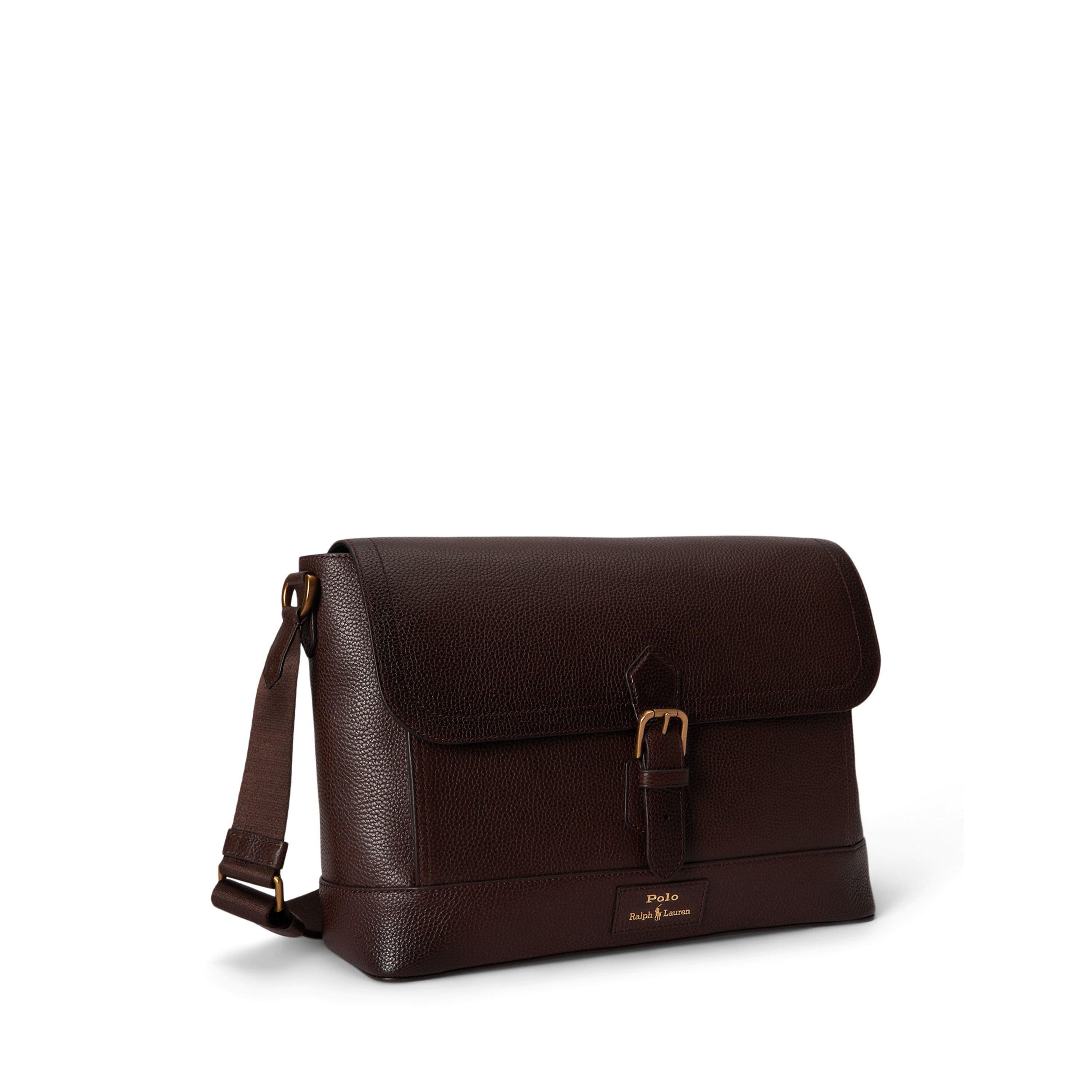 Dark Brown - Polo Ralph Lauren - Polo Lthr L Messenger 64 - 2