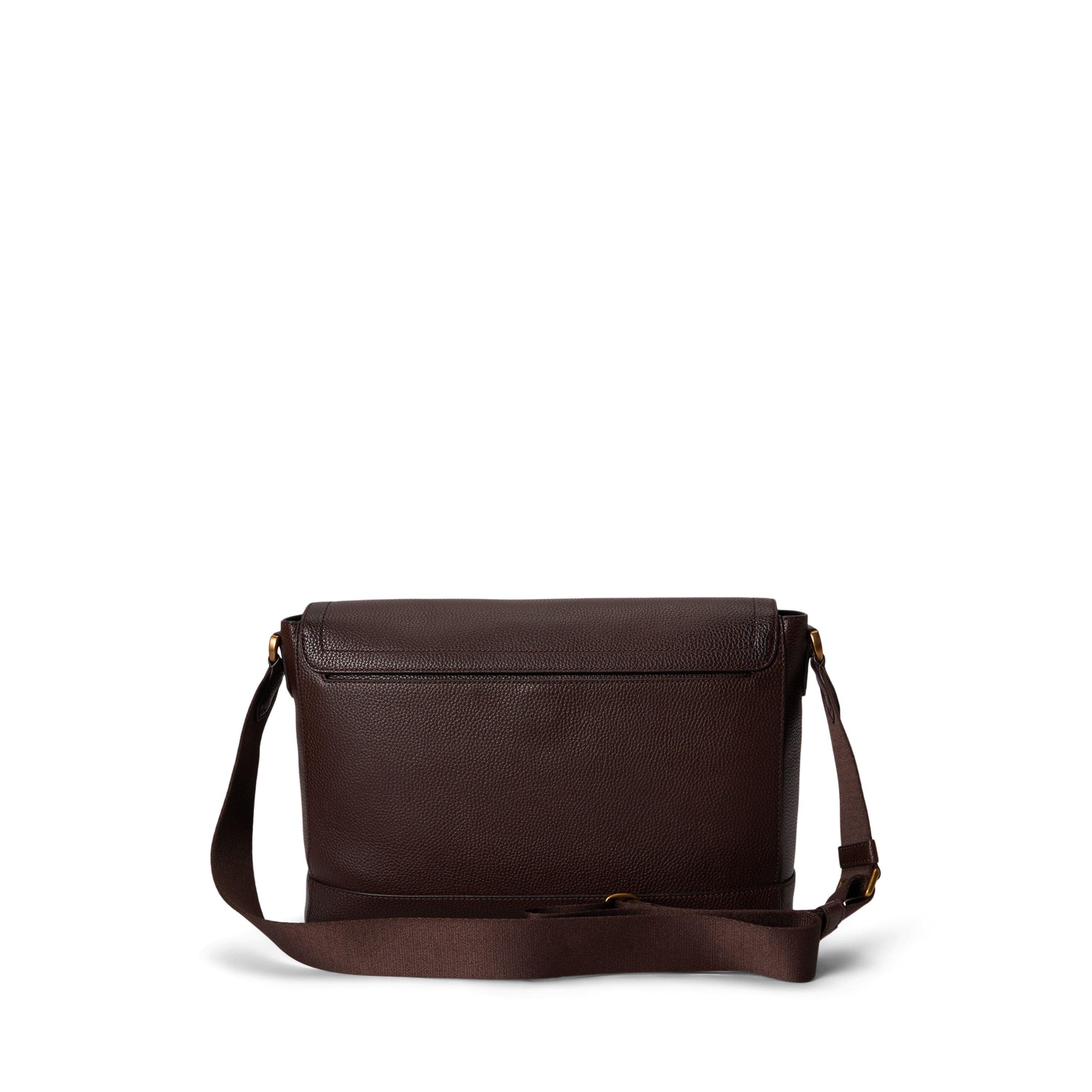 Dark Brown - Polo Ralph Lauren - Polo Lthr L Messenger 64 - 4
