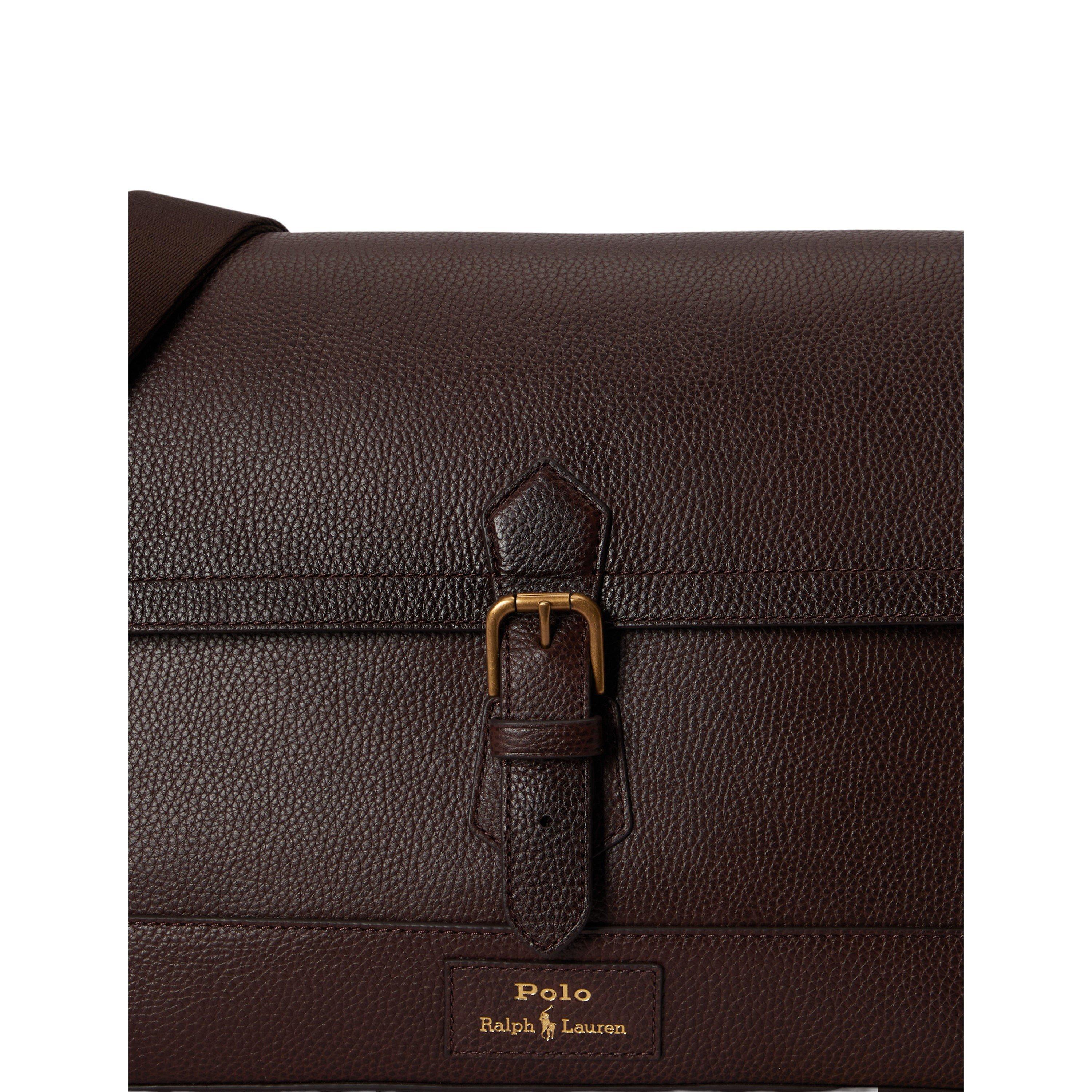 Dark Brown - Polo Ralph Lauren - Polo Lthr L Messenger 64 - 5