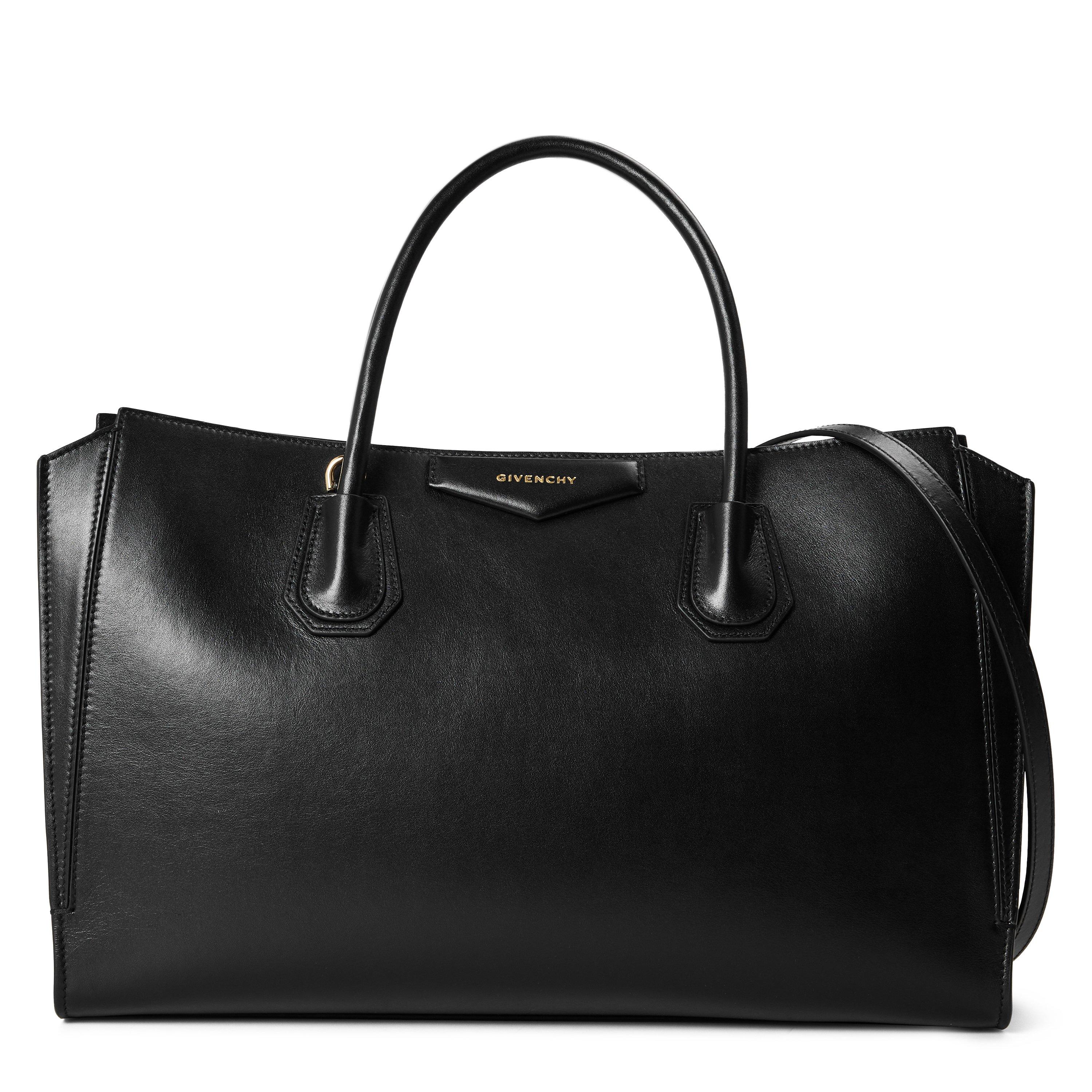 Black - GIVENCHY - Women's Antigona Catchall Medium Leather Top Handle Bag - 1