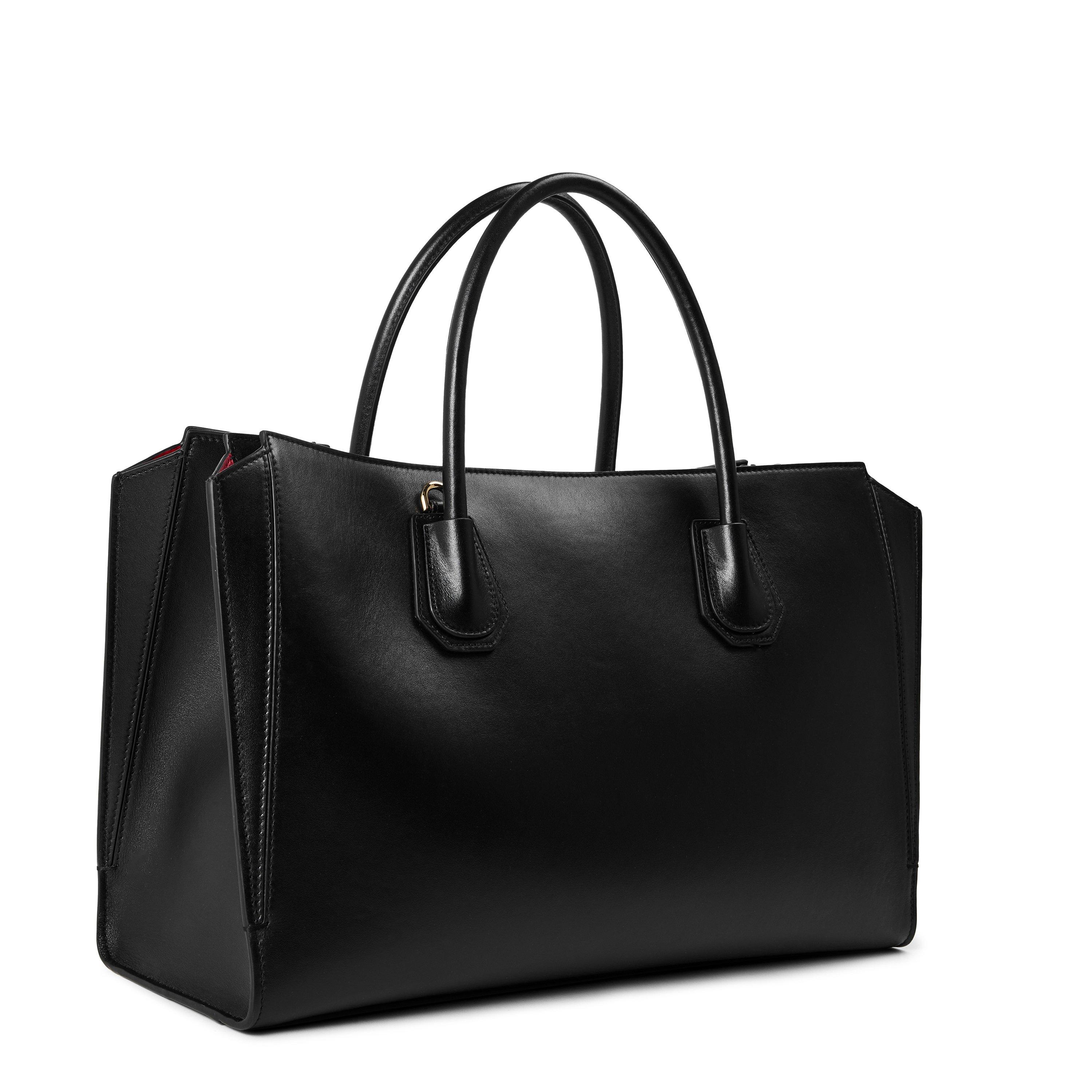 Black - GIVENCHY - Women's Antigona Catchall Medium Leather Top Handle Bag - 2