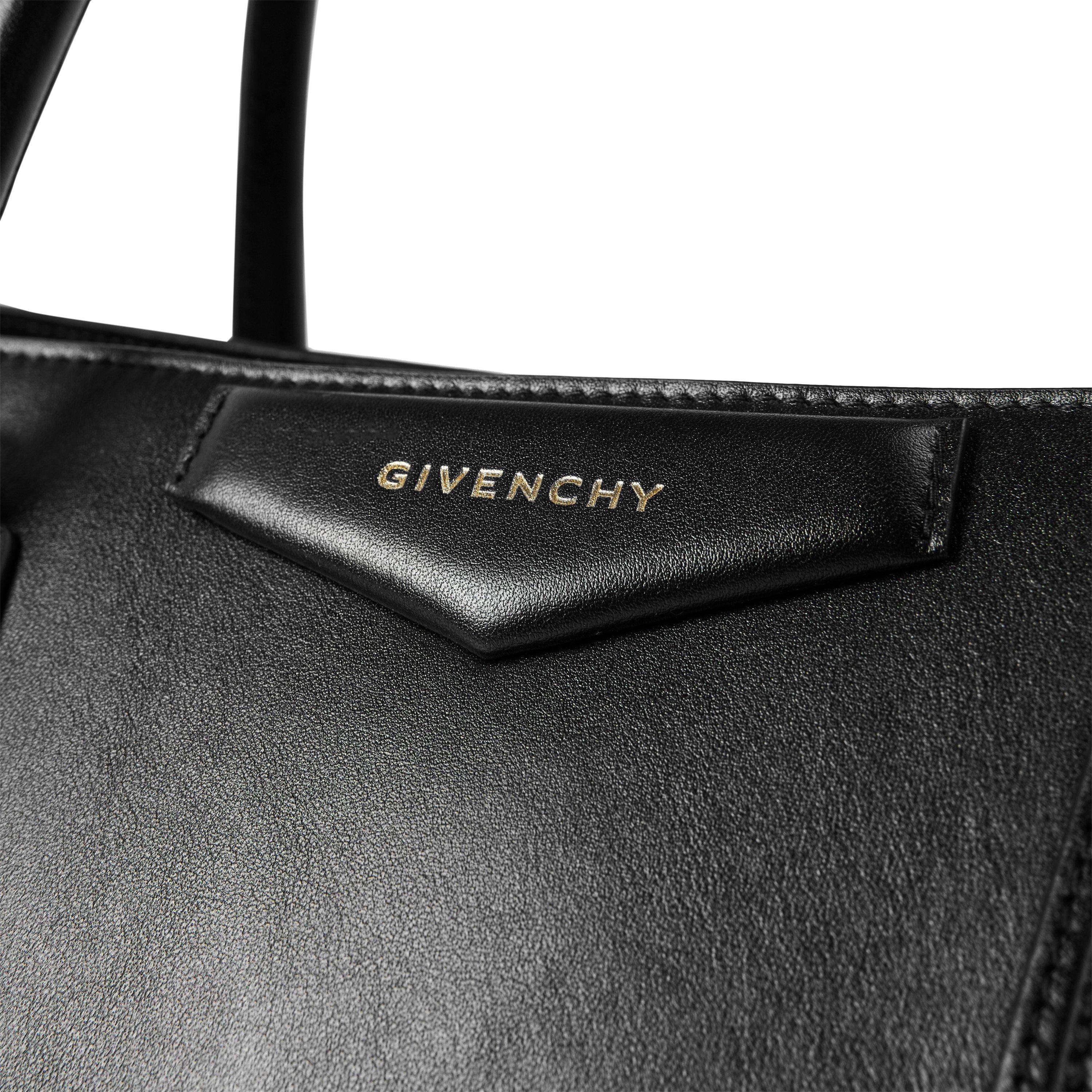 Black - GIVENCHY - Women's Antigona Catchall Medium Leather Top Handle Bag - 3