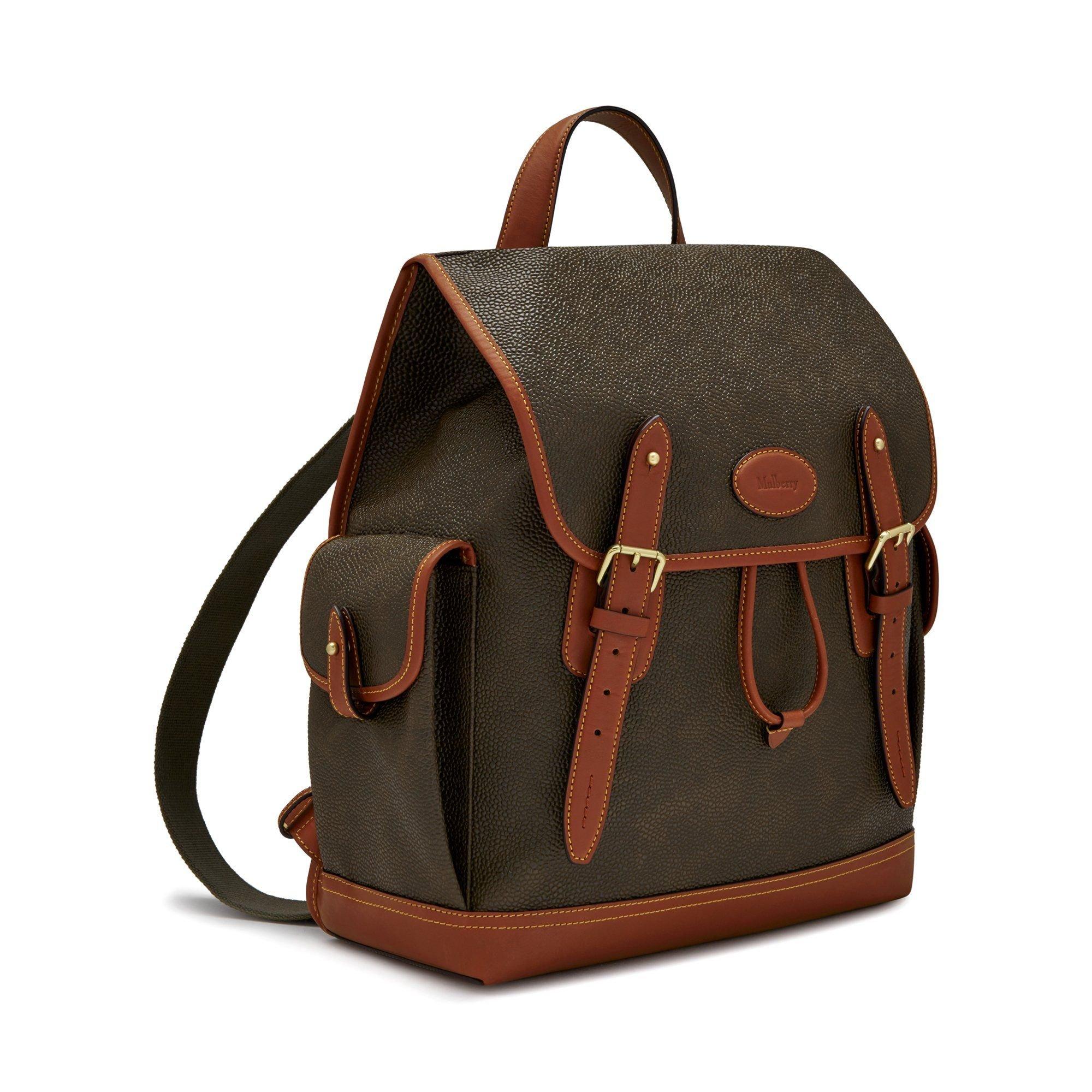 Mole-Cognac - Mulberry - Heritage Backpack Scotchgrain - 3