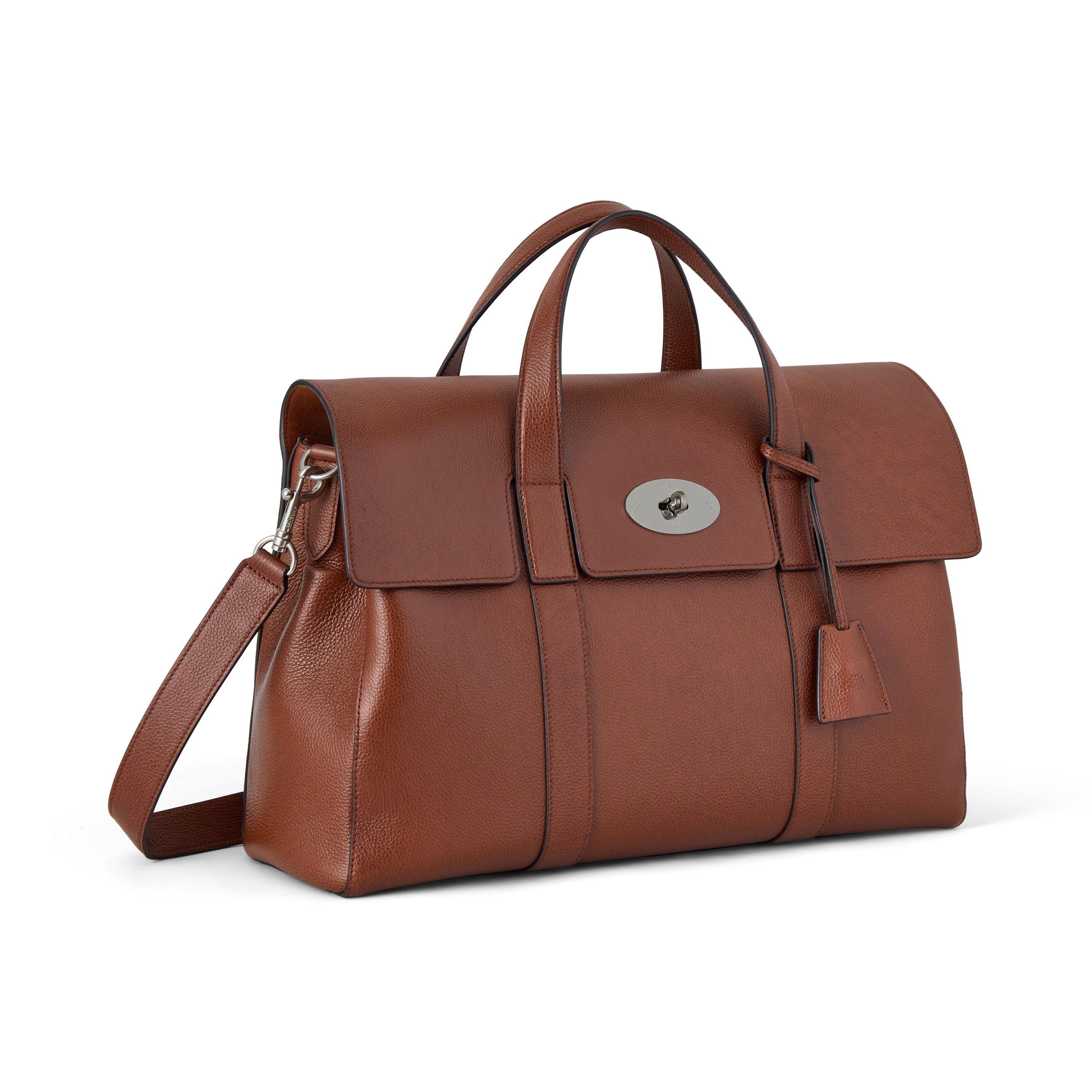 Oak - Mulberry - Heritage Piccadilly Leather Messenger Bag - 3
