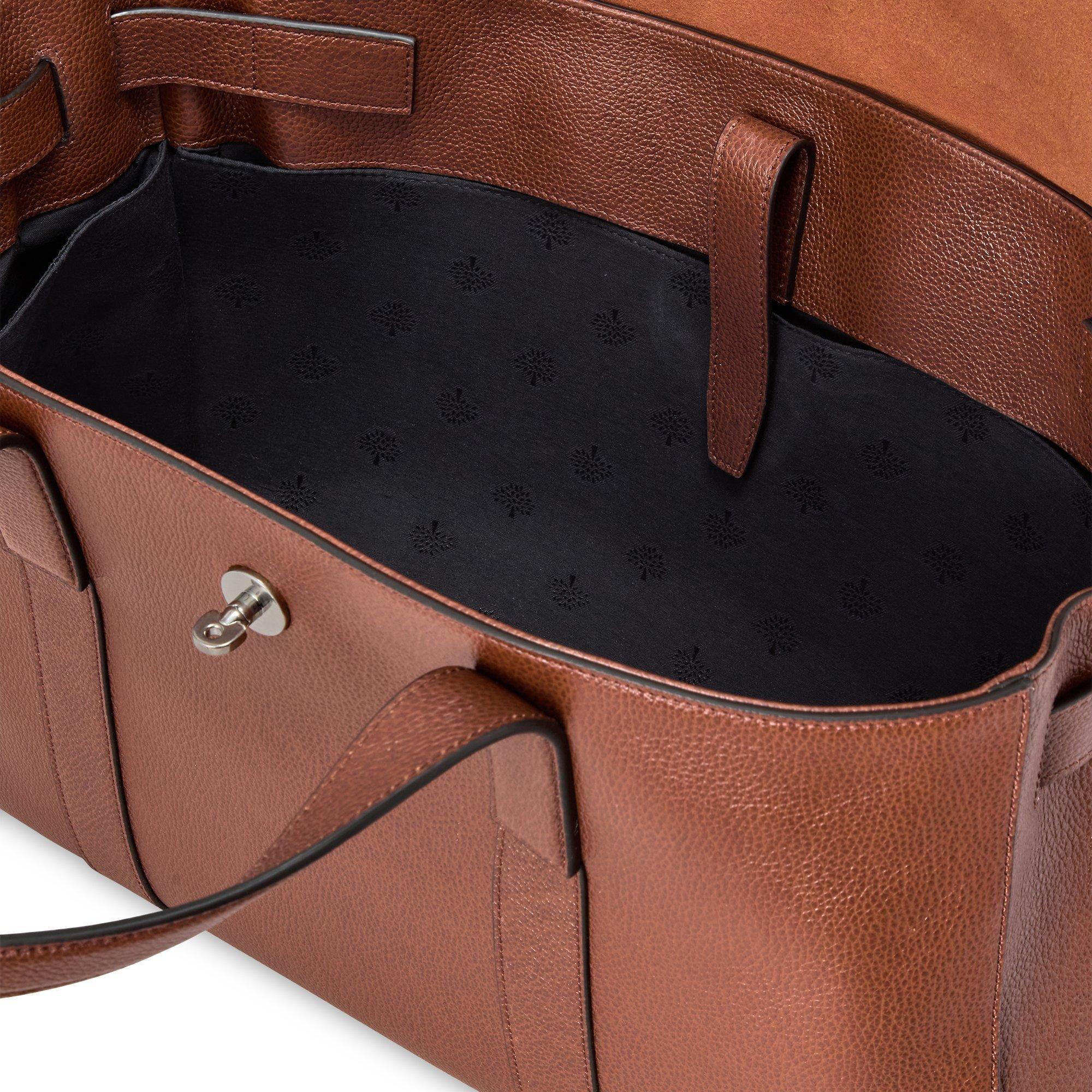 Oak - Mulberry - Heritage Piccadilly Leather Messenger Bag - 5