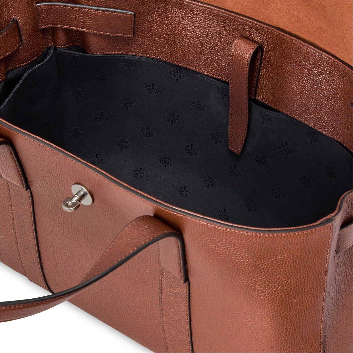 Oak - Mulberry - Piccadilly Heritage Leather Large Messenger Bag - 6