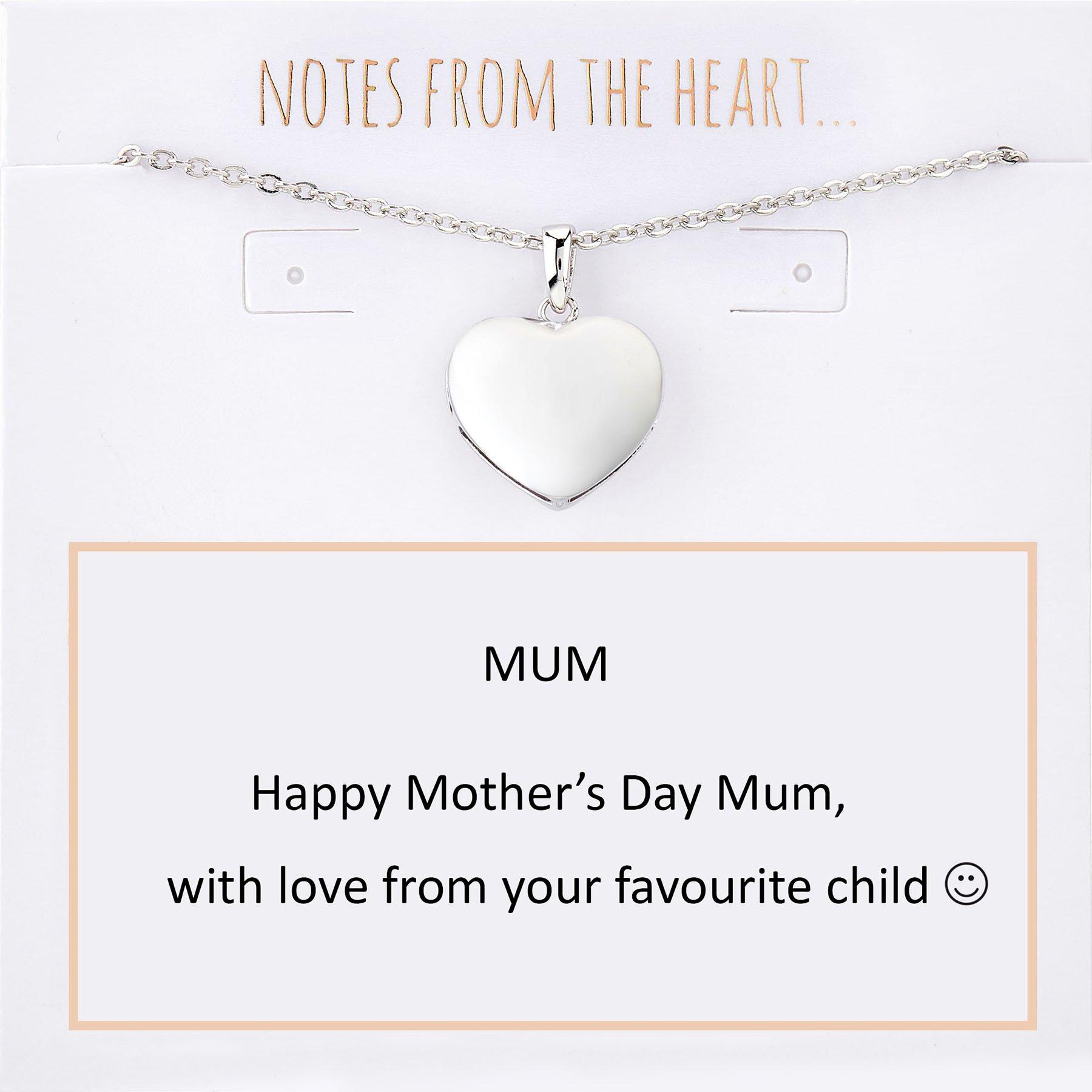 Silver - Notes From The Heart - NFTH - MUM Message Pendant